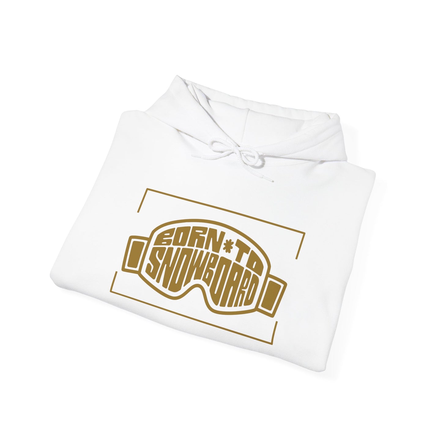 Born To Snowboard Unisex Heavy Blend™ Hooded Sweatshirt
