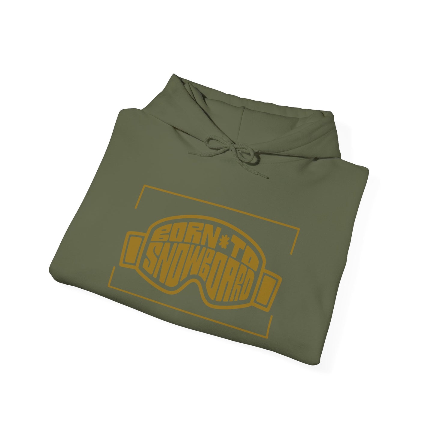 Born To Snowboard Unisex Heavy Blend™ Hooded Sweatshirt