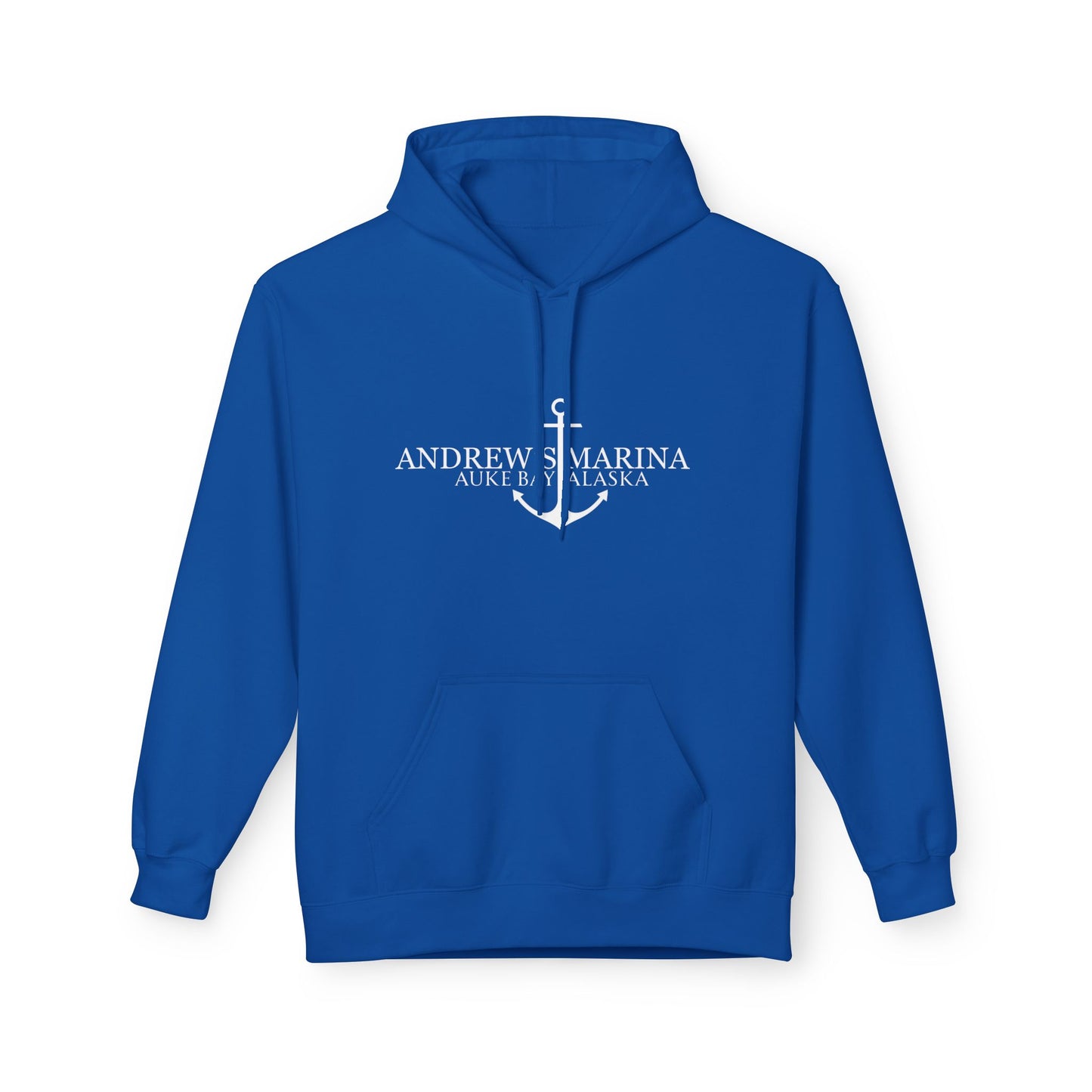 Andrew's Marina Anchor Midweight Softstyle Fleece Hoodie