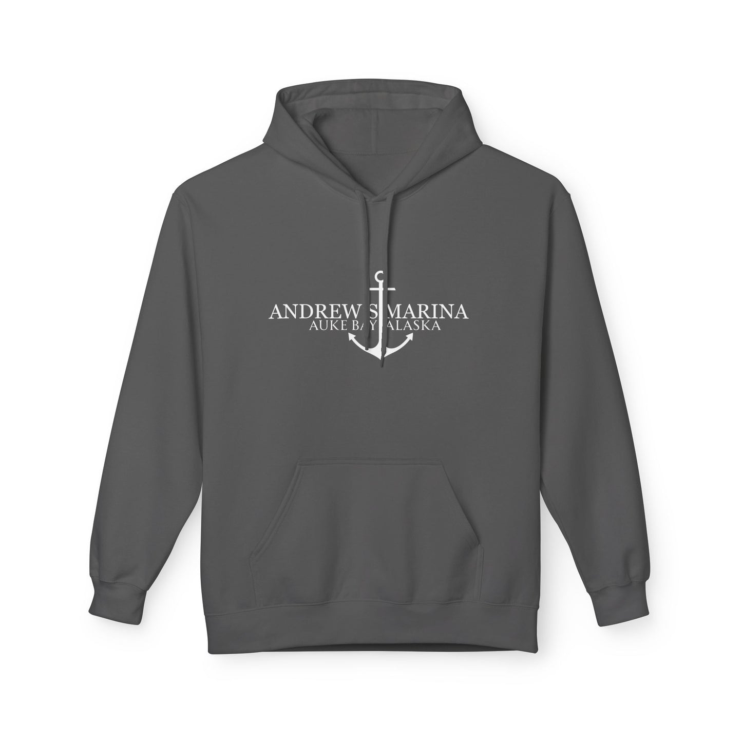 Andrew's Marina Anchor Midweight Softstyle Fleece Hoodie
