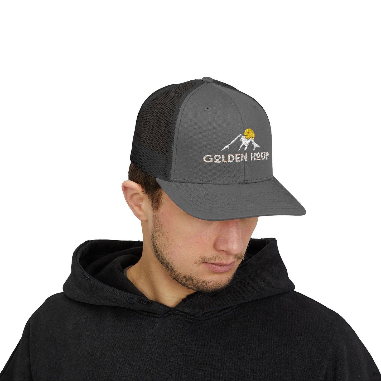 Golden Hour Snapback Trucker Cap