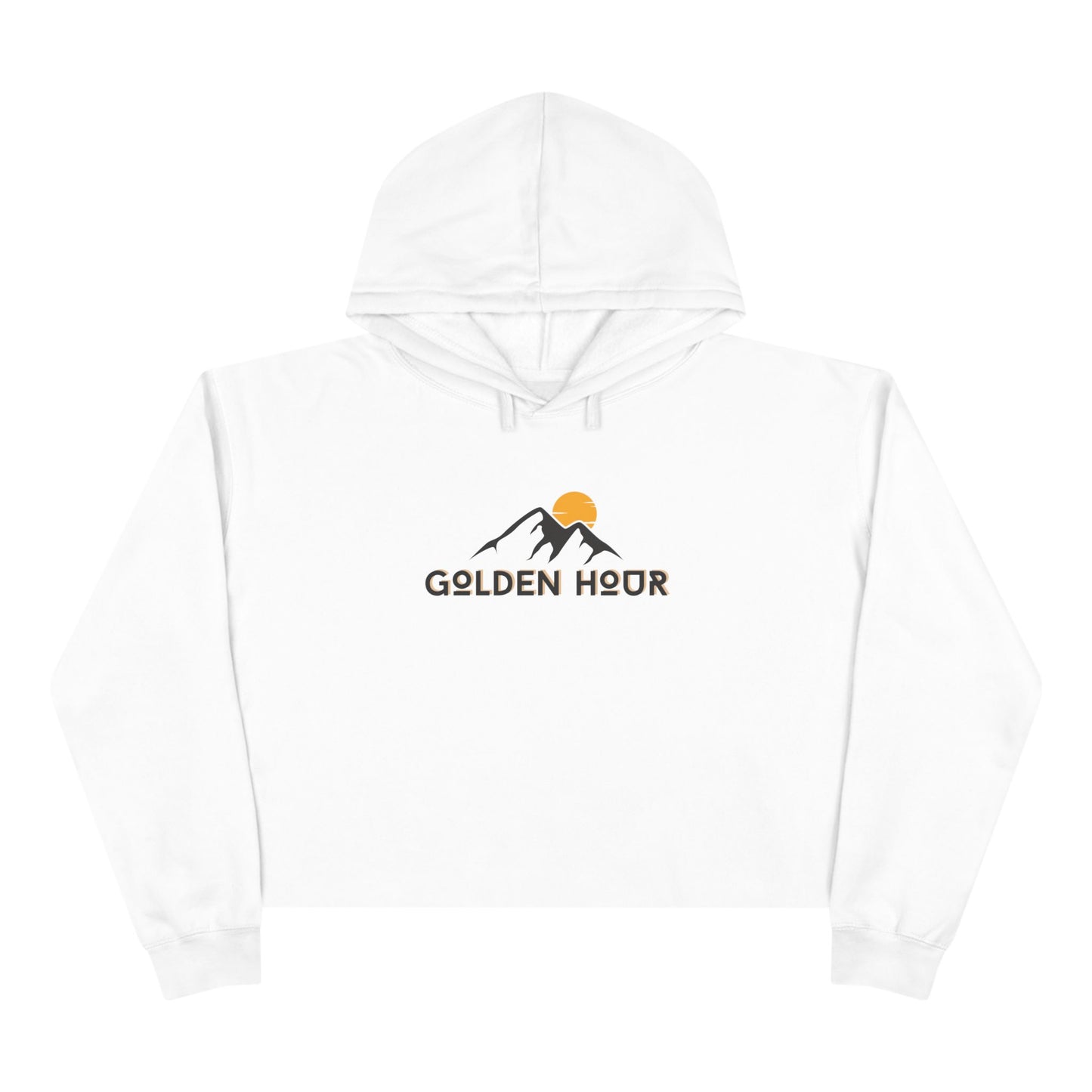 Golden Hour Crop Hoodie
