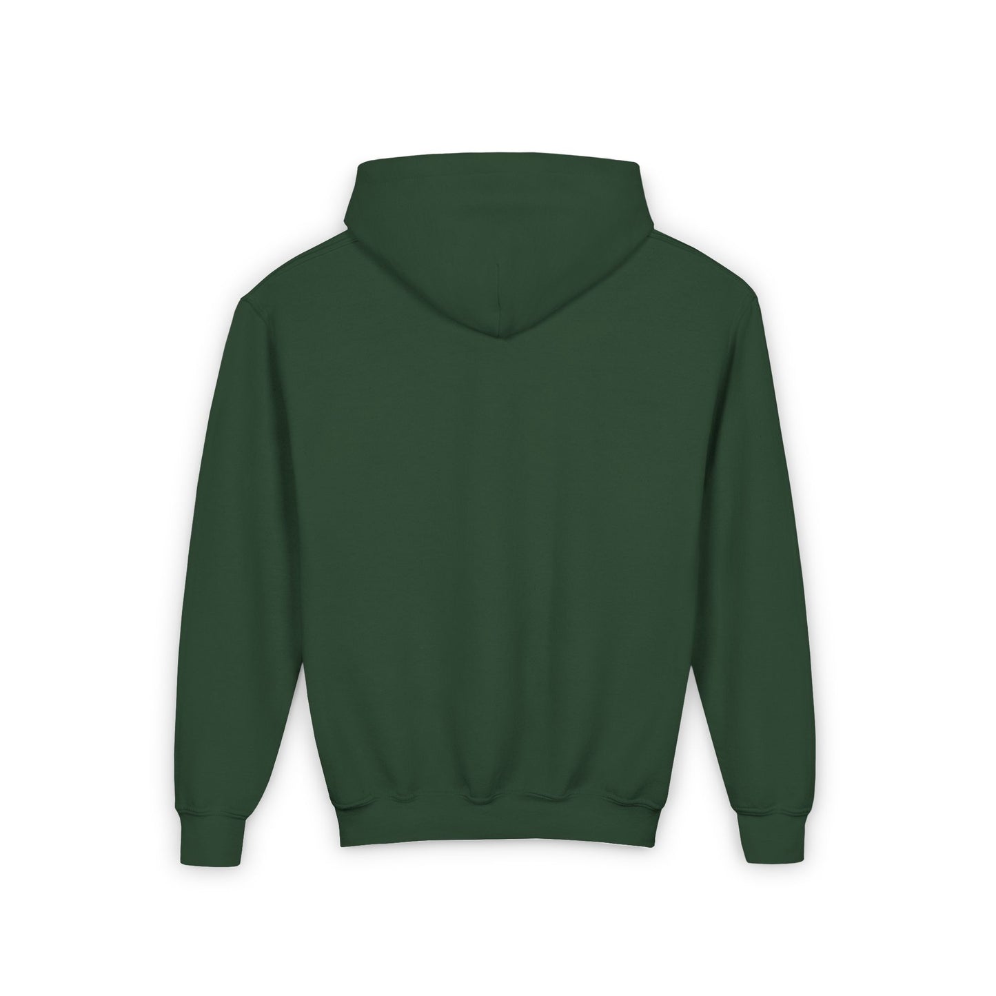 Fed But Feral Beige Font Youth Hoodie - Trendy Cozy Sweatshirt for Young Adventurers