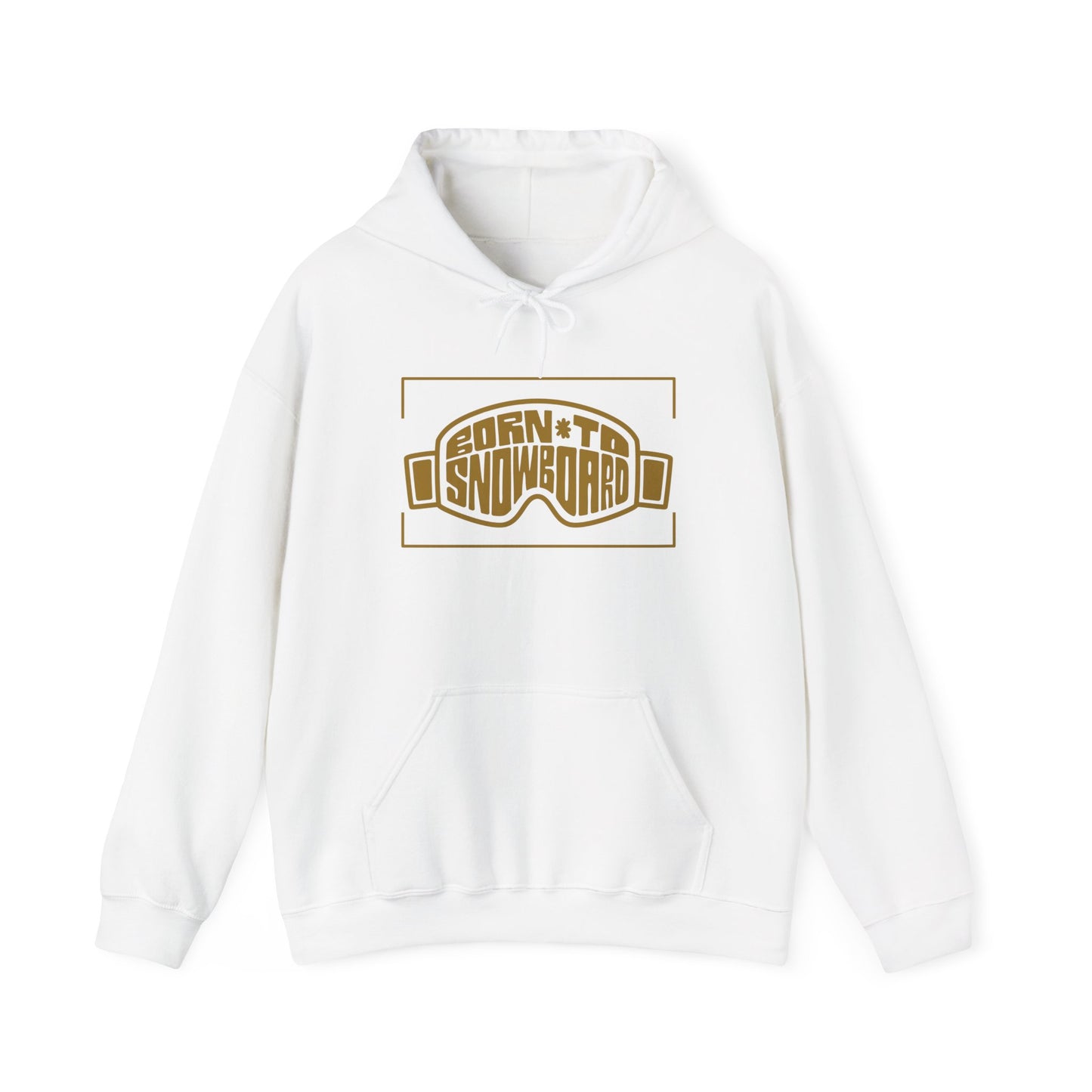 Born To Snowboard Unisex Heavy Blend™ Hooded Sweatshirt