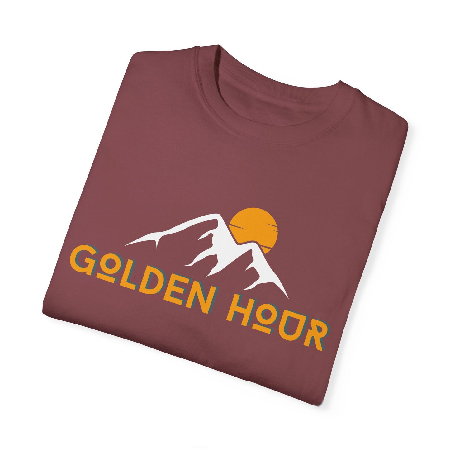 Golden Hour Mountain Unisex T-Shirt