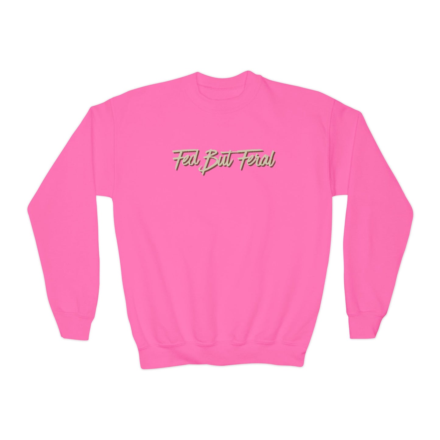 Fed But Feral Youth Crewneck Sweatshirt
