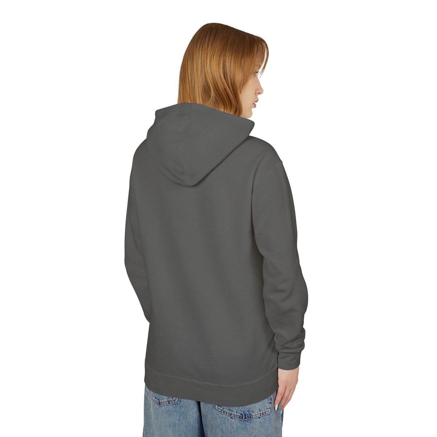 The Last Frontier Blue and Gold Unisex Lightweight Hooded Sweatshirt