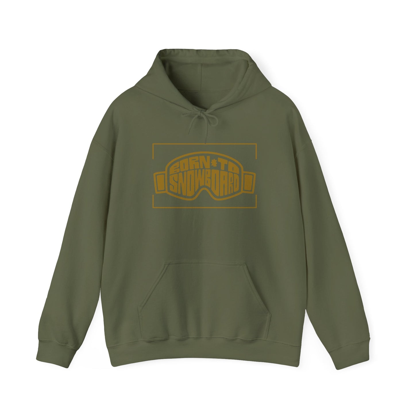 Born To Snowboard Unisex Heavy Blend™ Hooded Sweatshirt