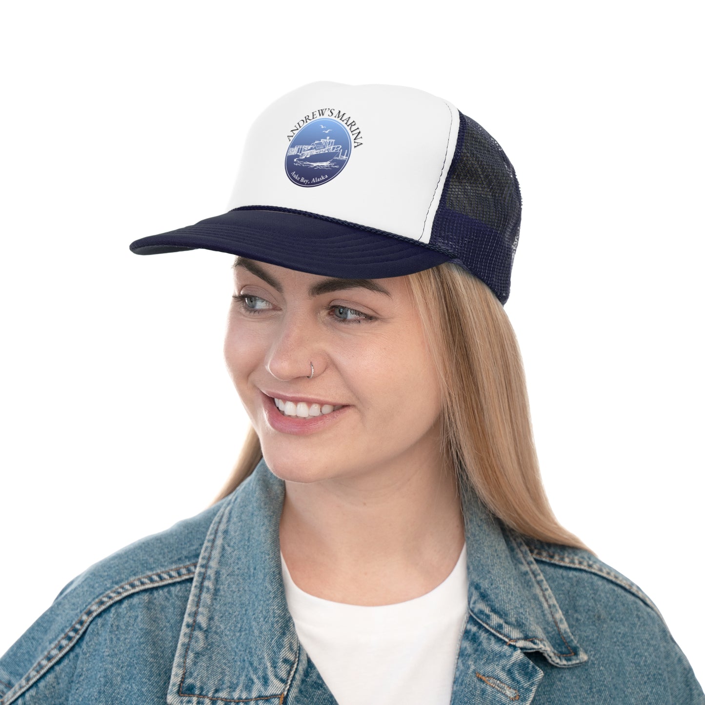 Andrew's Marina Logo Trucker Hat