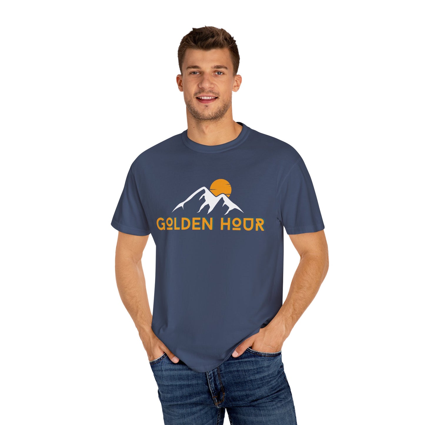 Golden Hour Mountain Unisex T-Shirt