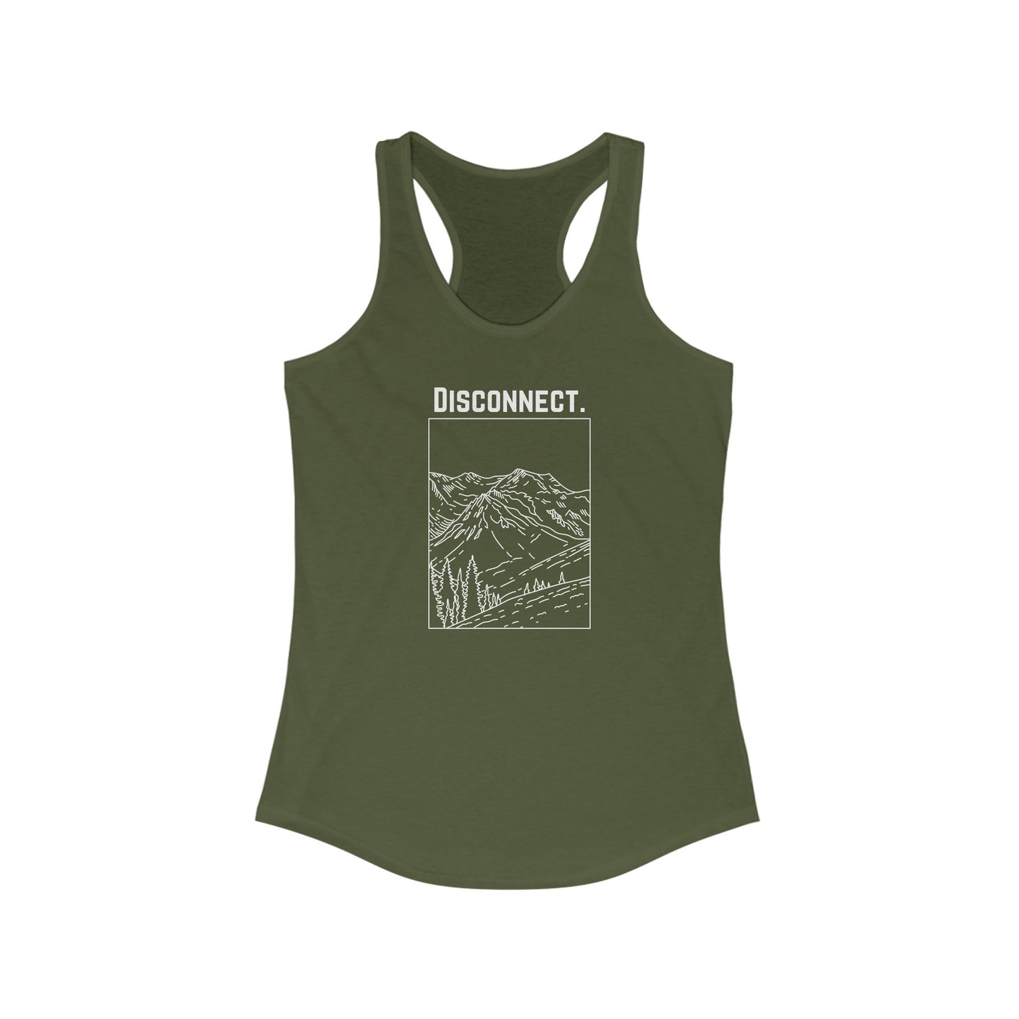 Disconnect. Women's Ideal Racerback Tank