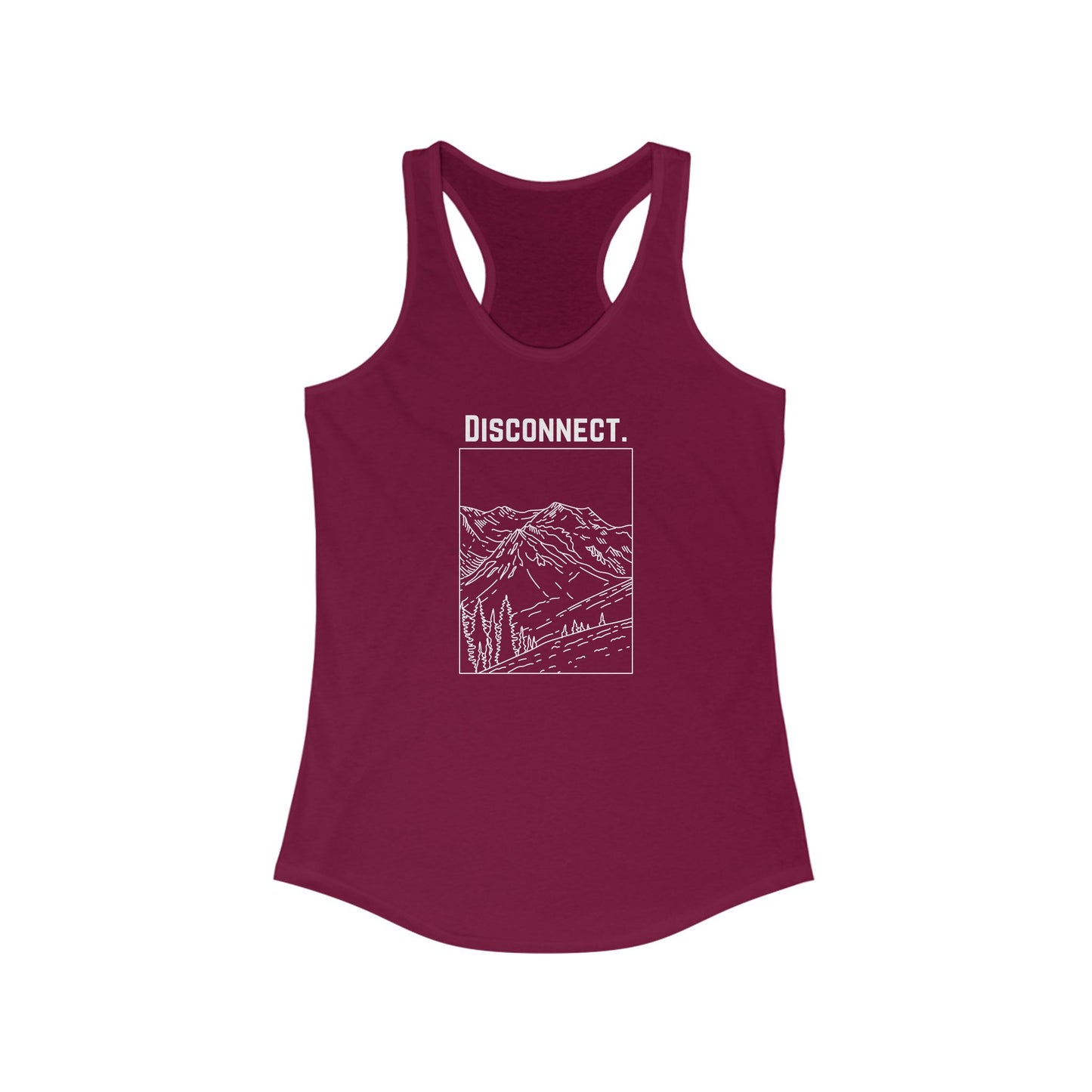 Disconnect. Women's Ideal Racerback Tank