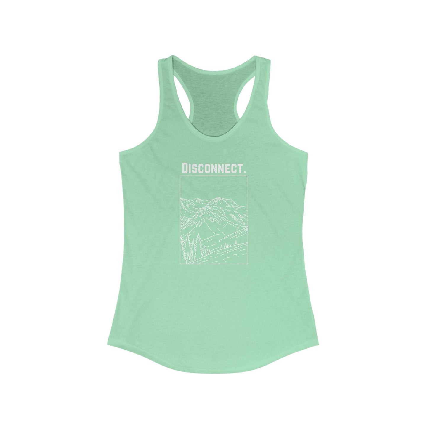 Disconnect. Women's Ideal Racerback Tank