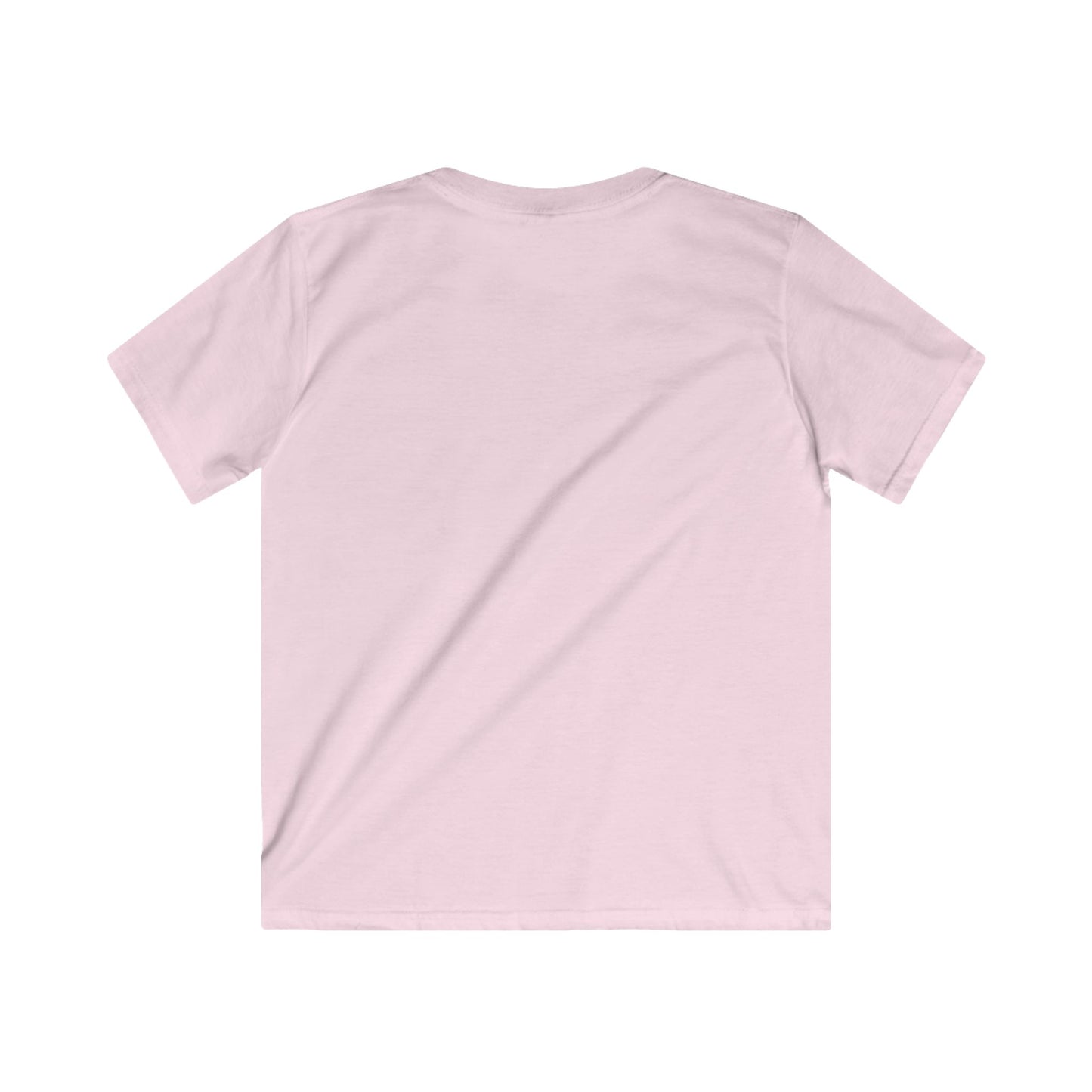 Kids ‘Fed But Feral’ Softstyle Tee Pink Font - Playful & Comfortable T-Shirt for Adventurous Kids