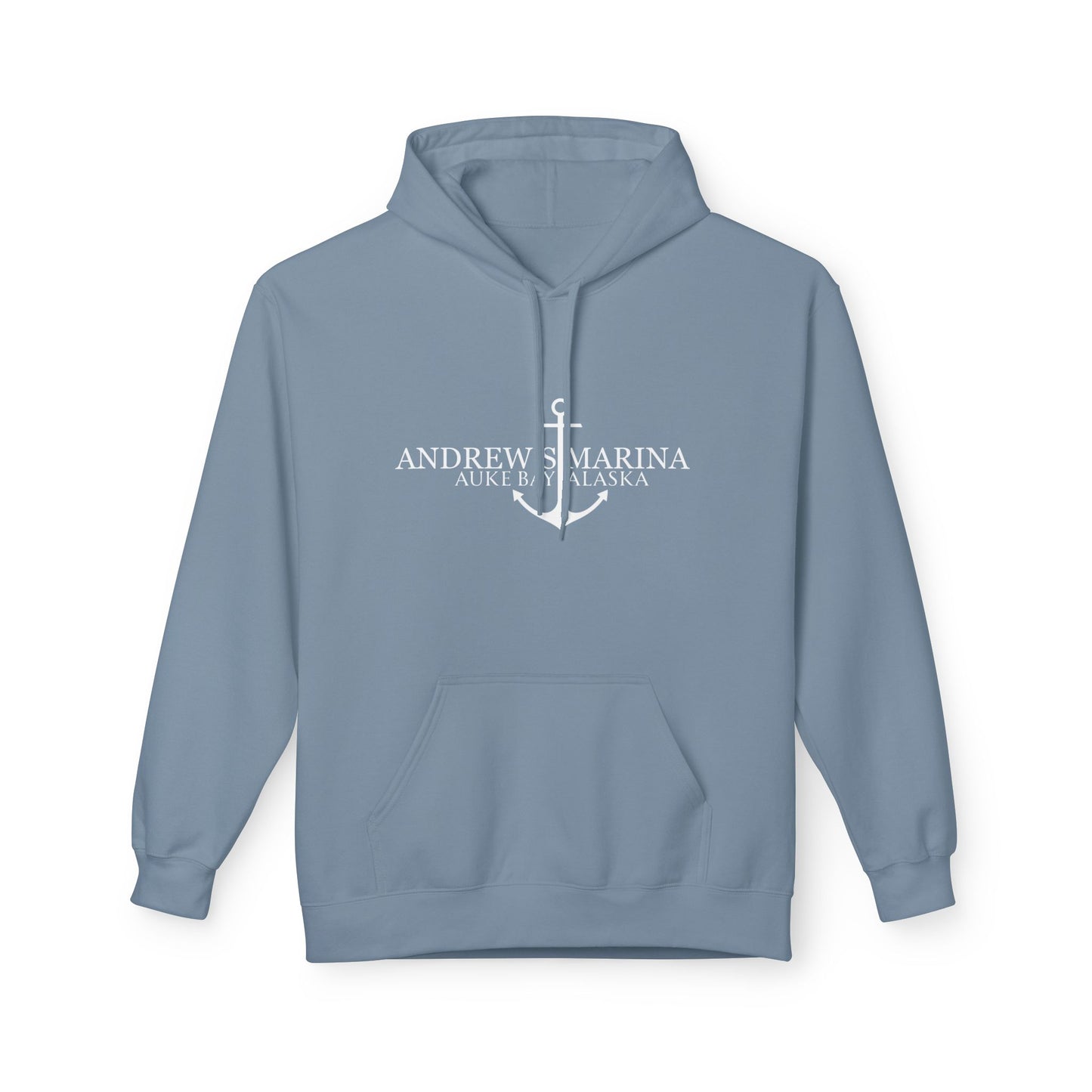 Andrew's Marina Anchor Midweight Softstyle Fleece Hoodie
