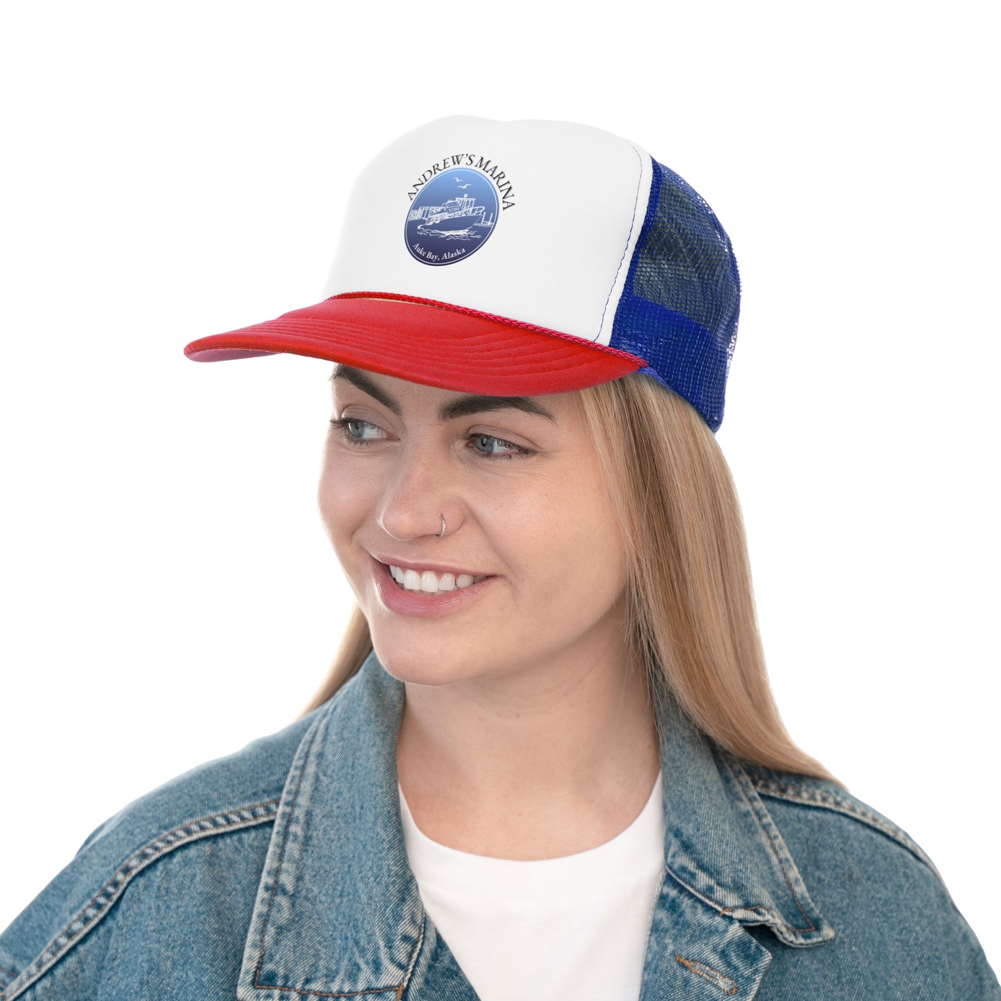 Andrew's Marina Logo Trucker Hat