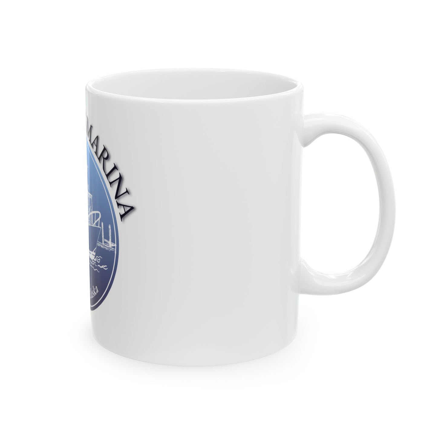 Andrew's Marina Ceramic Mug