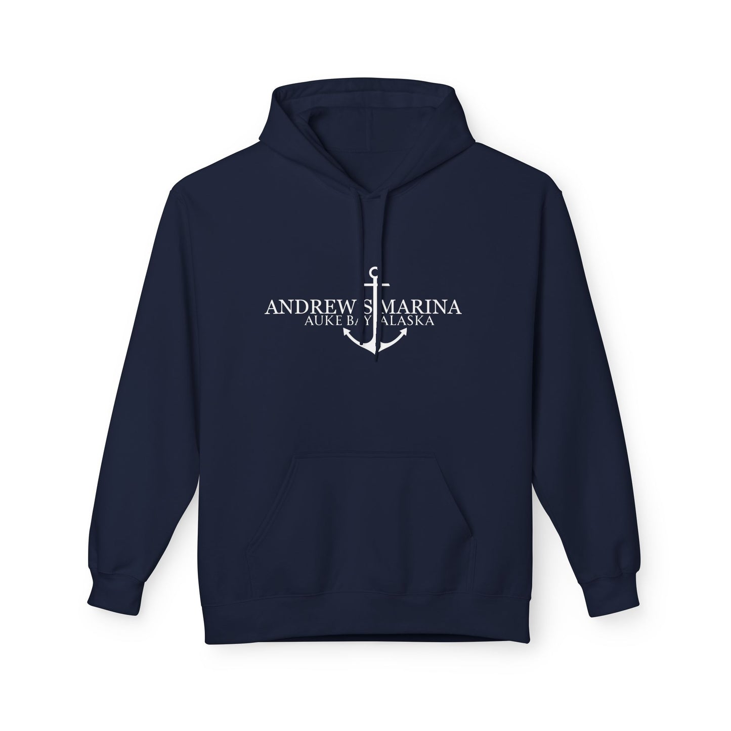 Andrew's Marina Anchor Midweight Softstyle Fleece Hoodie