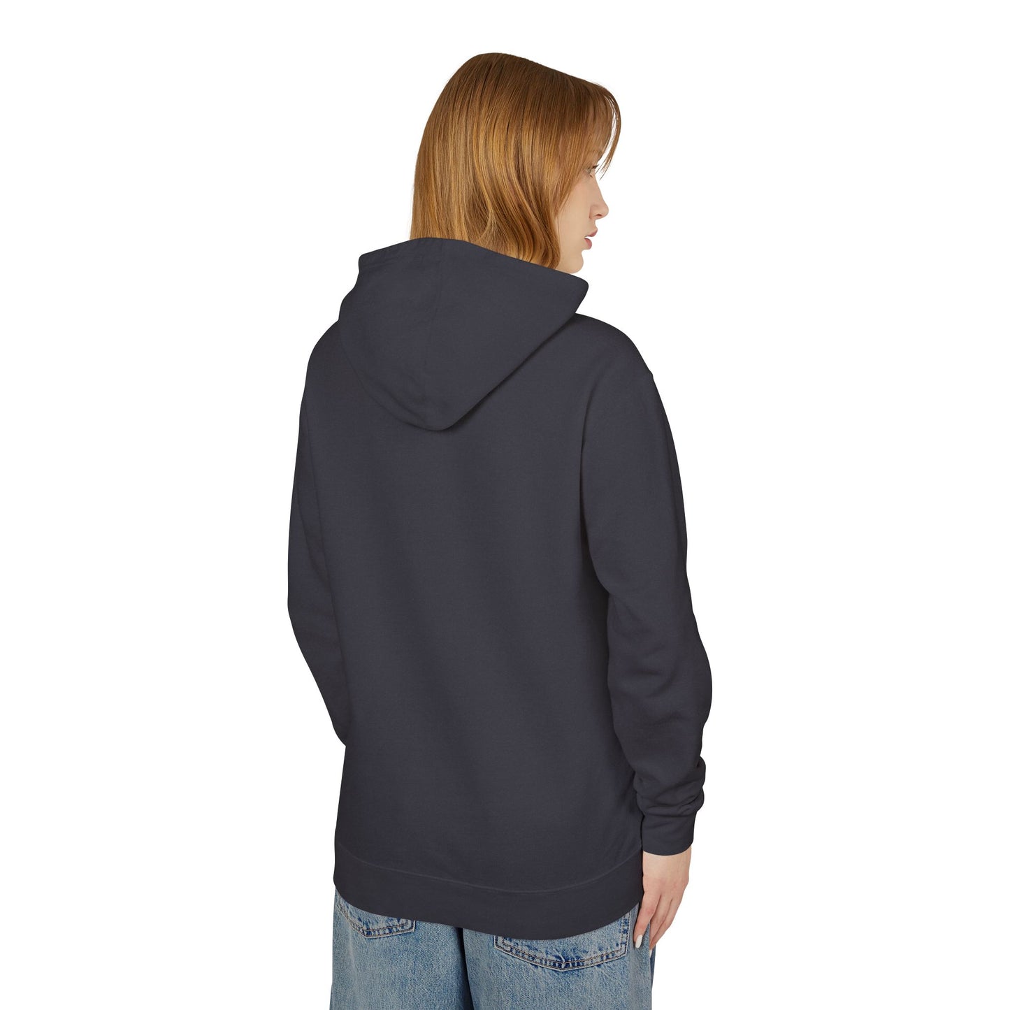 The Last Frontier Blue and Gold Unisex Lightweight Hooded Sweatshirt
