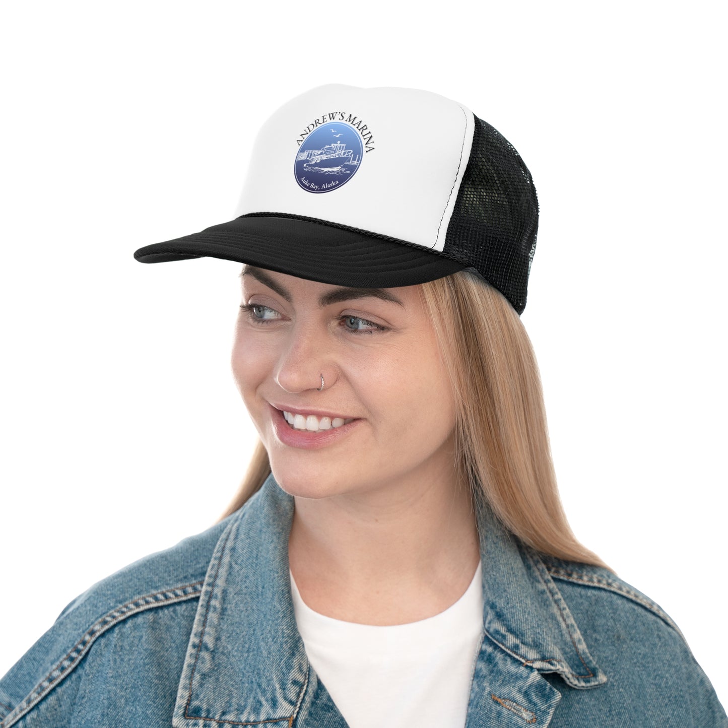 Andrew's Marina Logo Trucker Hat