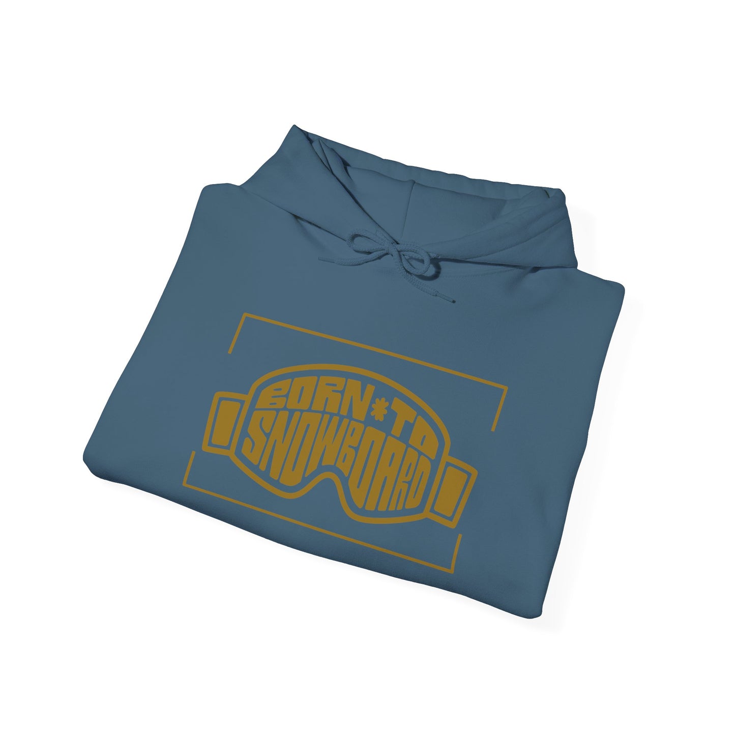 Born To Snowboard Unisex Heavy Blend™ Hooded Sweatshirt