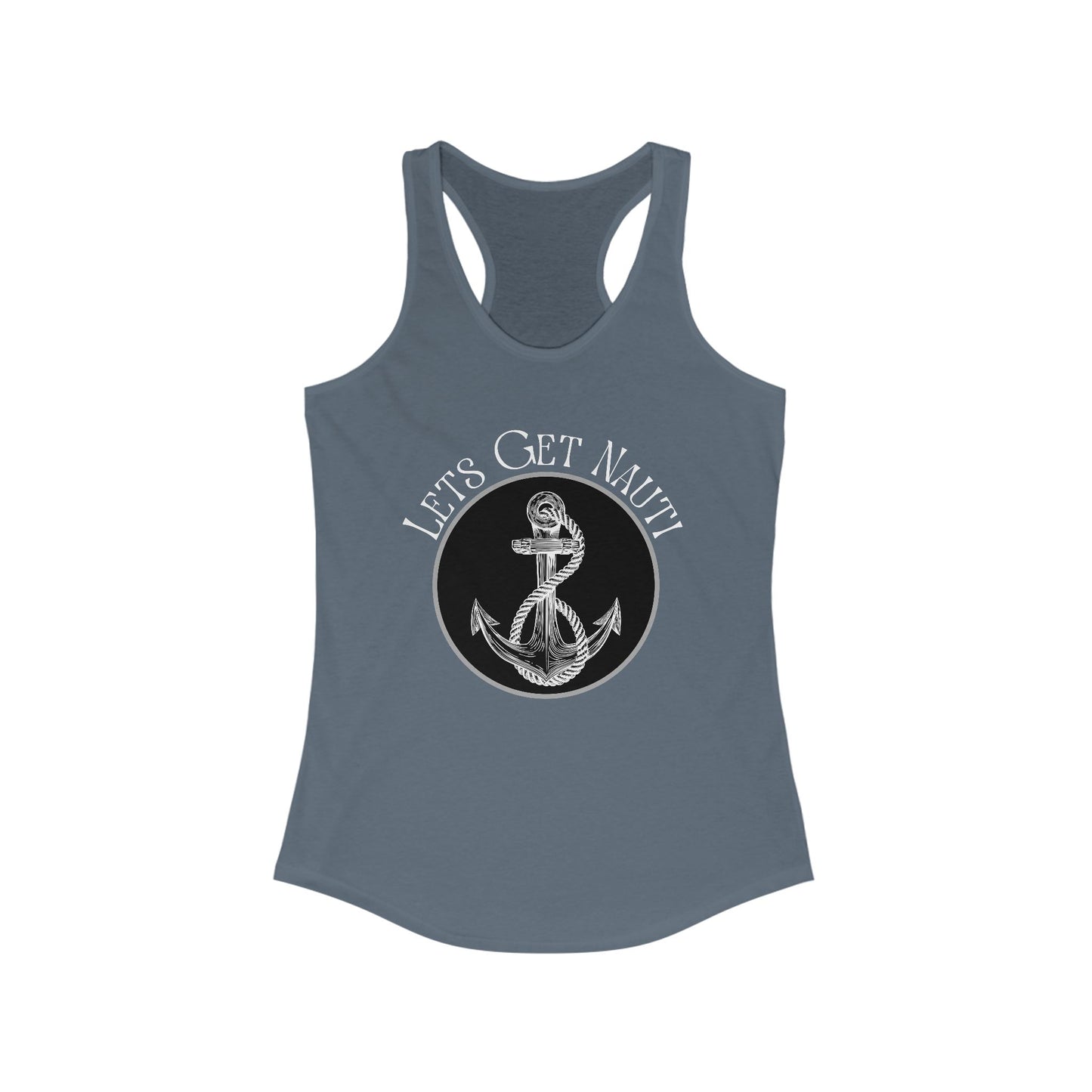 Let's Get Nauti Womens Racerback Tank