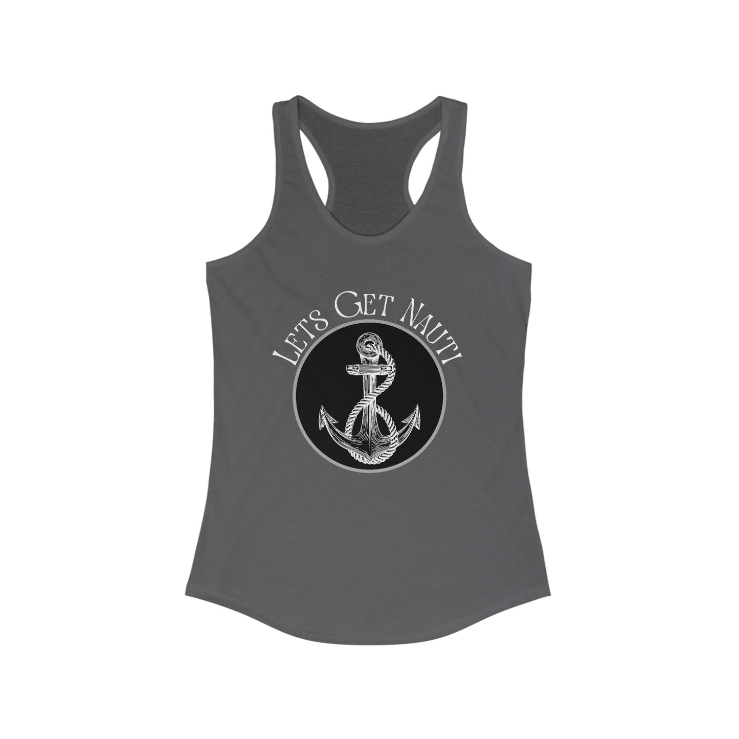 Let's Get Nauti Womens Racerback Tank