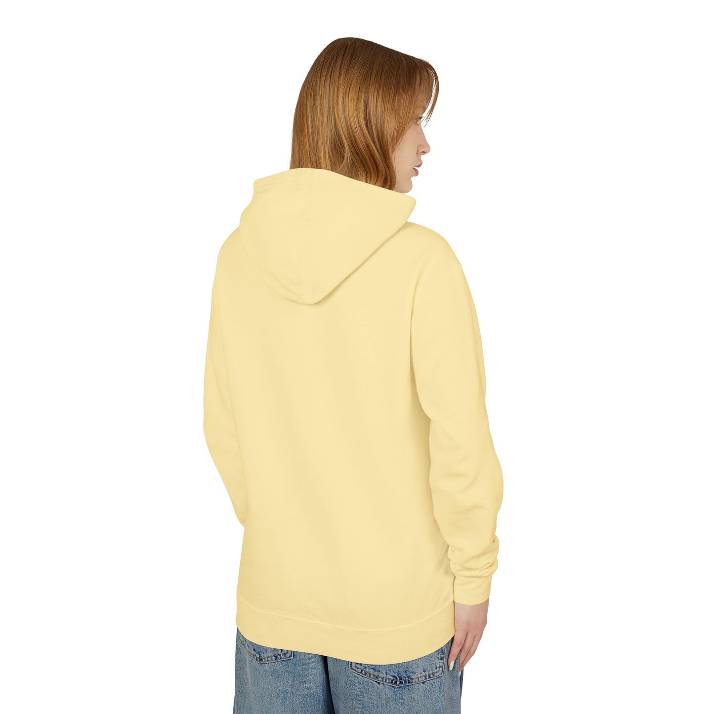 The Last Frontier Blue and Gold Unisex Lightweight Hooded Sweatshirt