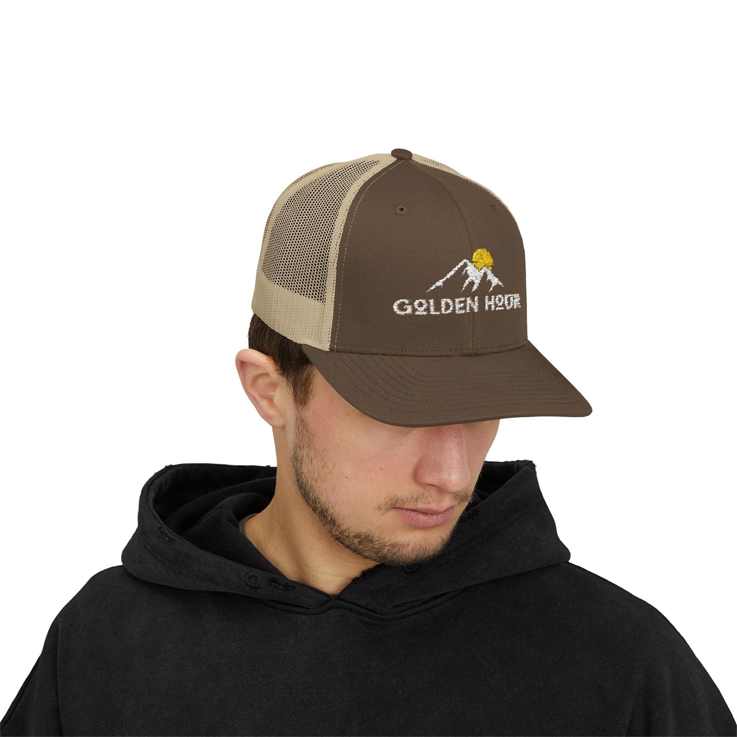 Golden Hour Snapback Trucker Cap