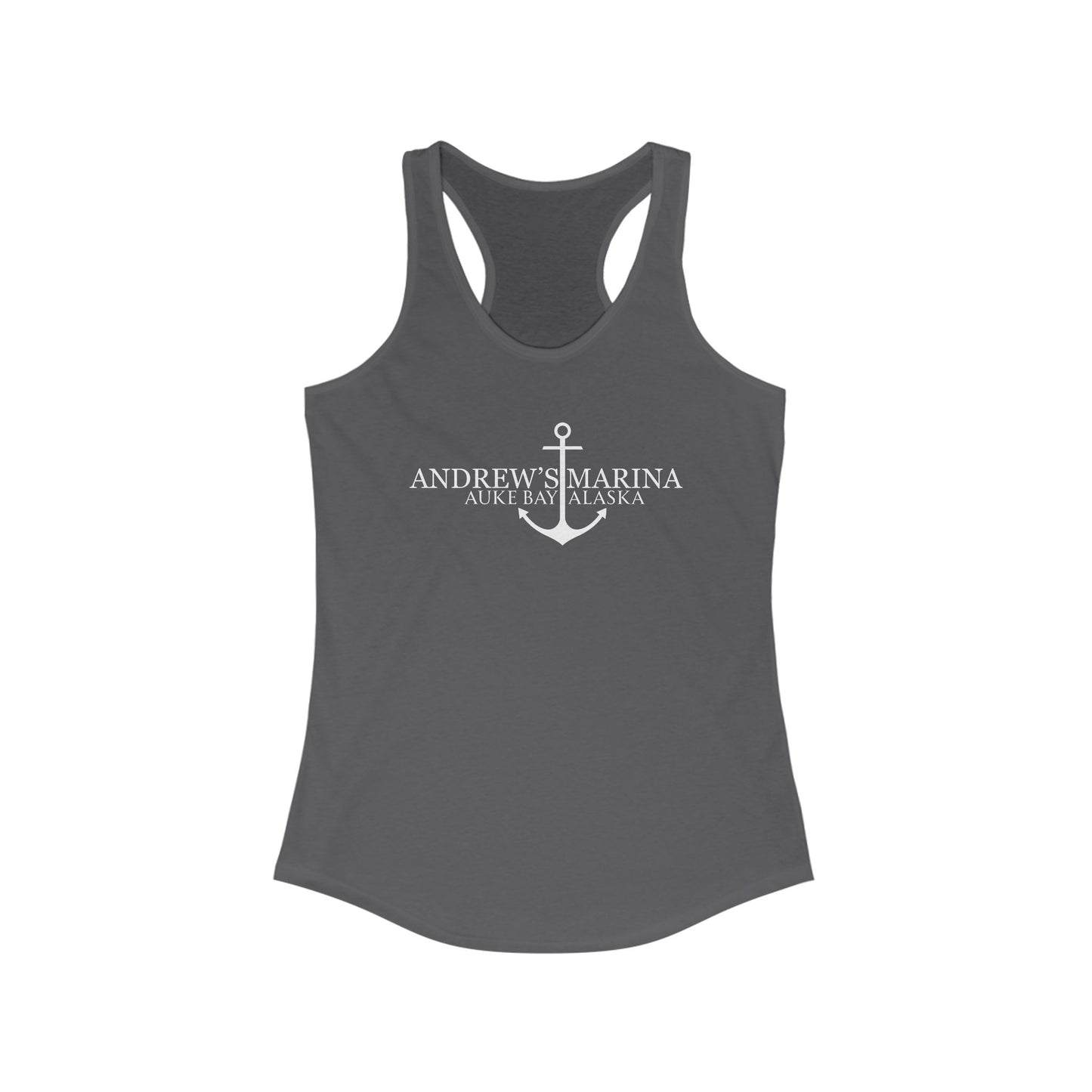 Andrew's Marina Anchor Racerback Tank