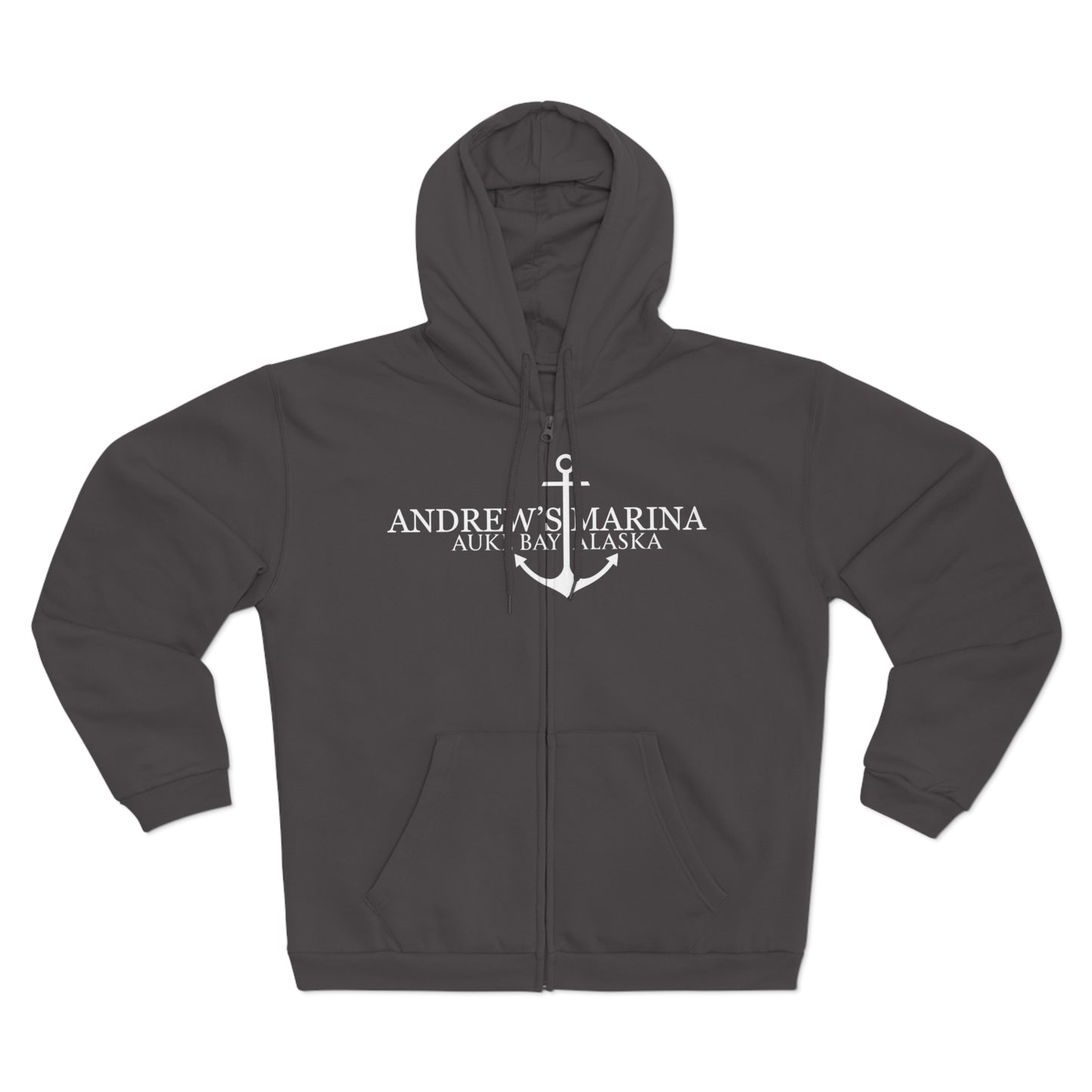 Andrew's Marina Unisex Hooded Zip Sweatshirt