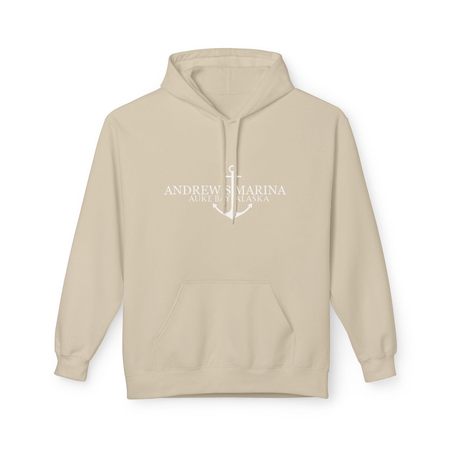 Andrew's Marina Anchor Midweight Softstyle Fleece Hoodie