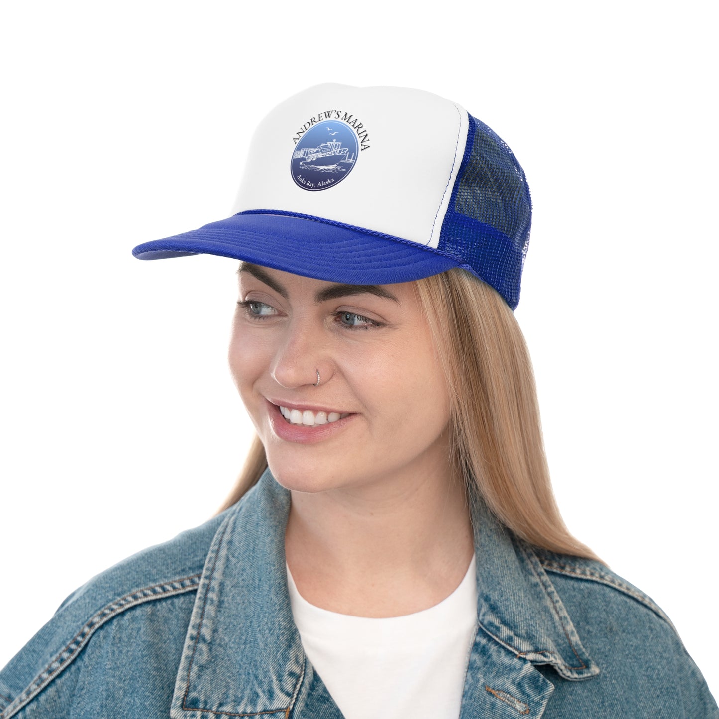 Andrew's Marina Logo Trucker Hat