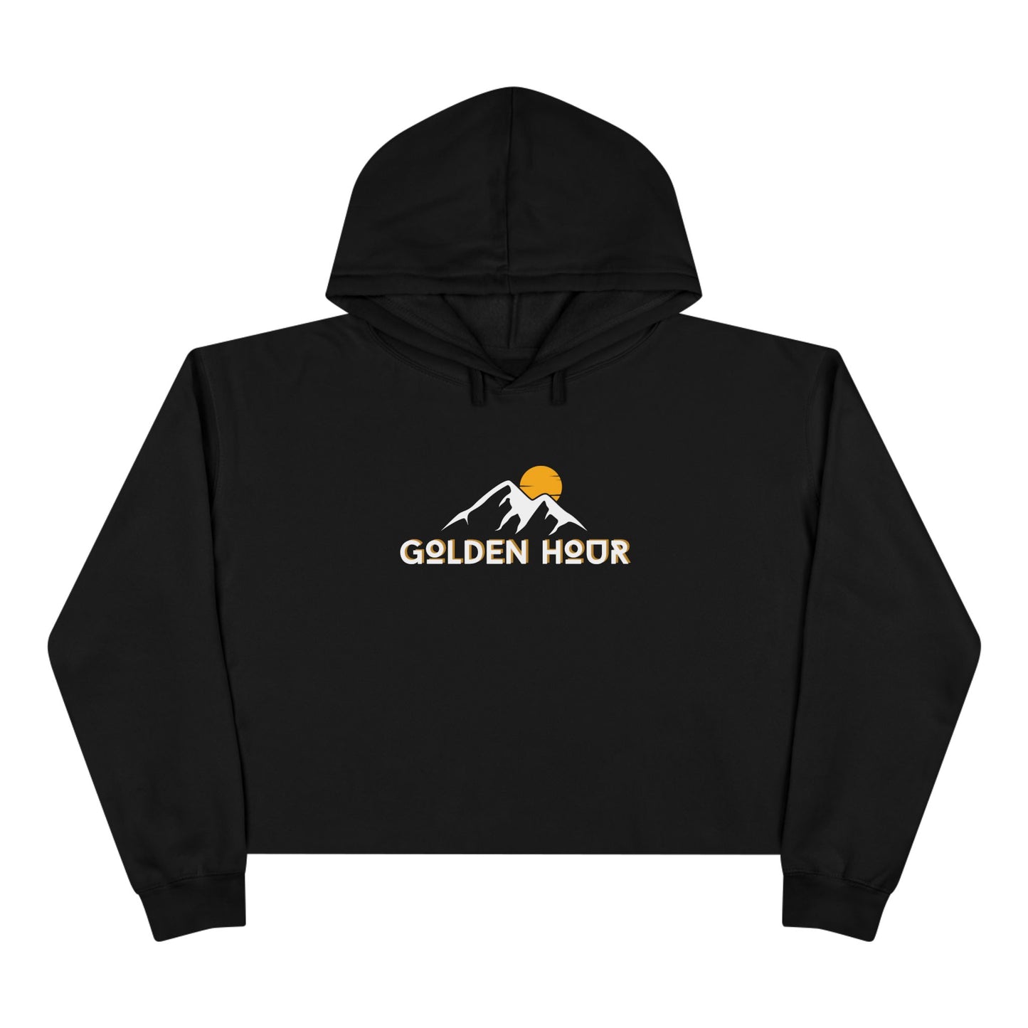 Golden Hour Crop Hoodie II