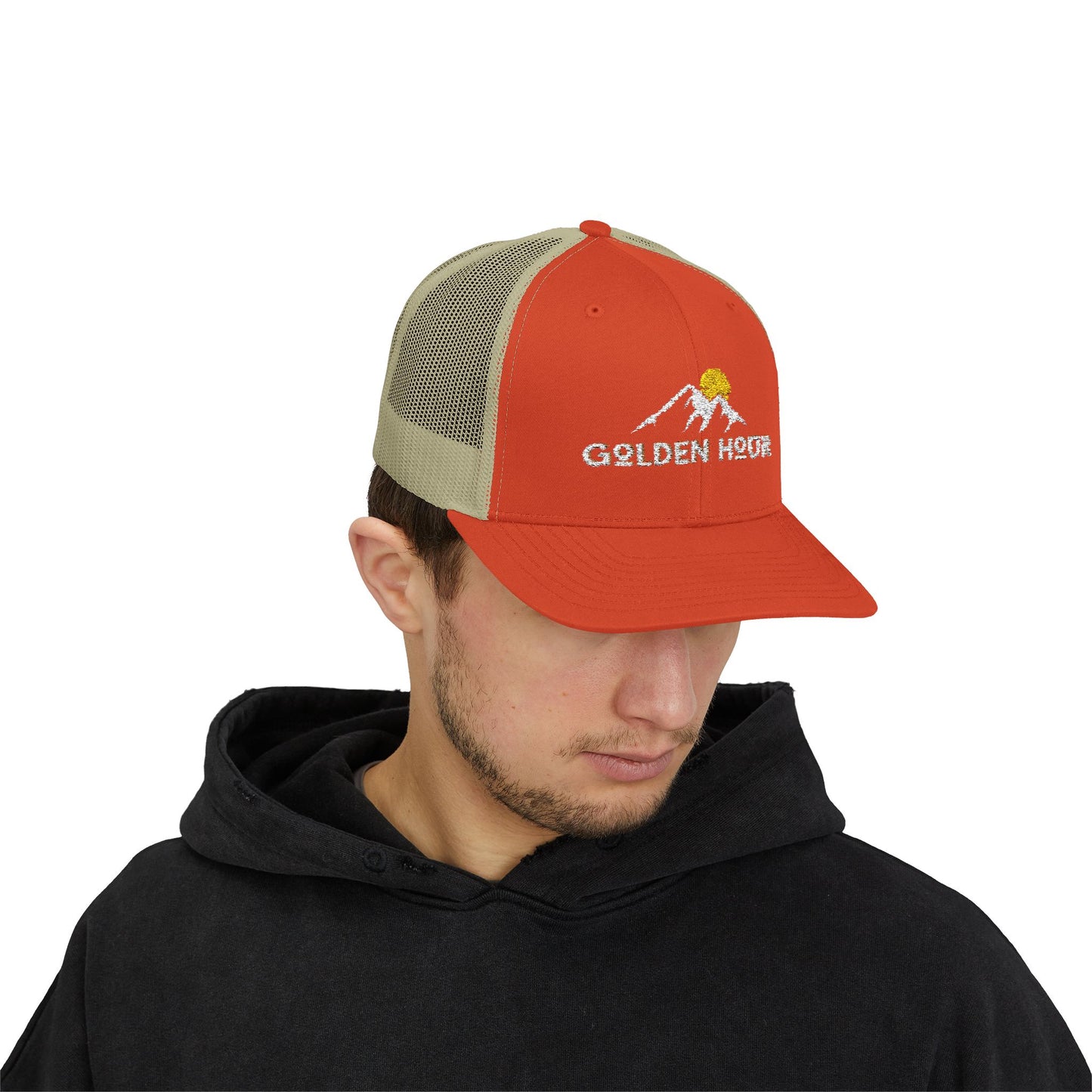 Golden Hour Snapback Trucker Cap