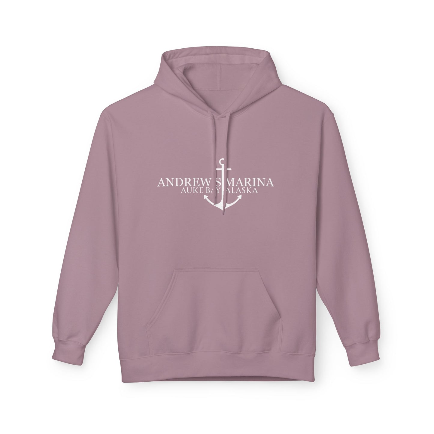 Andrew's Marina Anchor Midweight Softstyle Fleece Hoodie