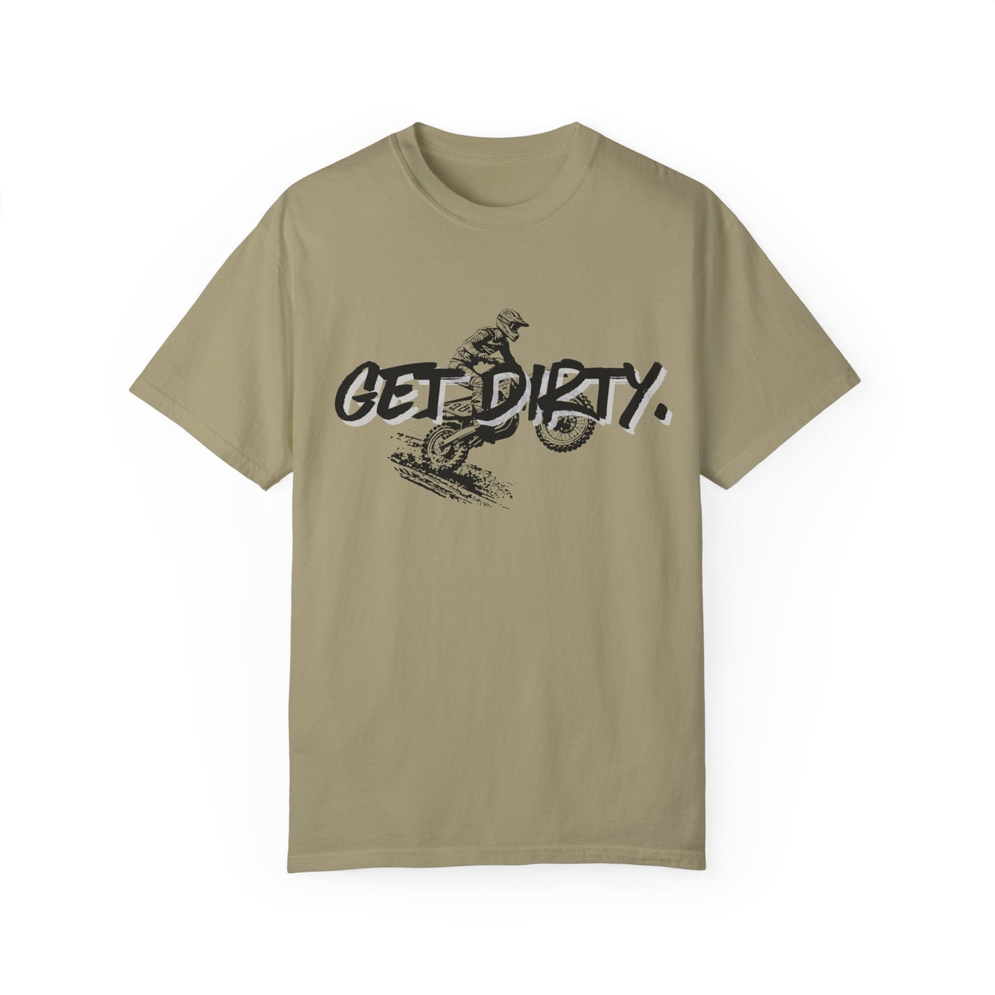 Get Dirty Dirt Bike Unisex Garment-Dyed T-shirt