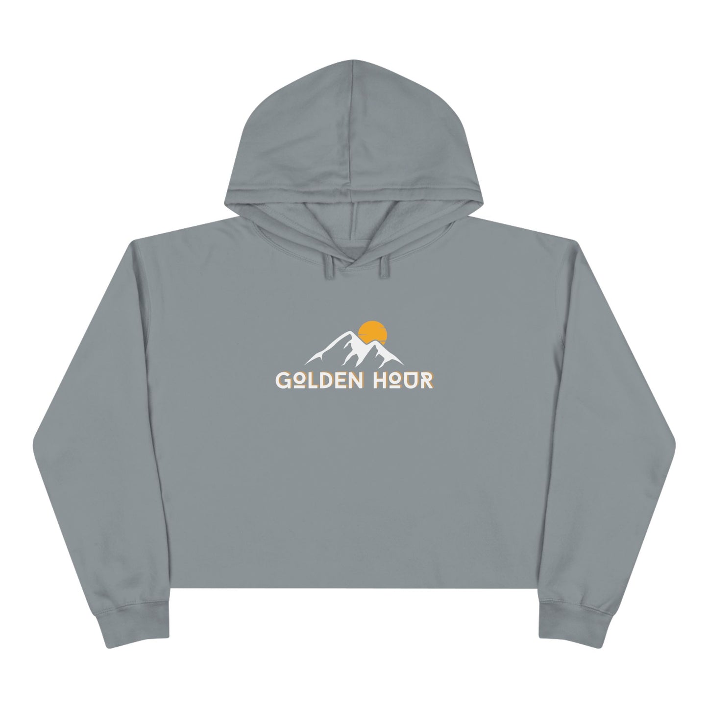 Golden Hour Crop Hoodie II