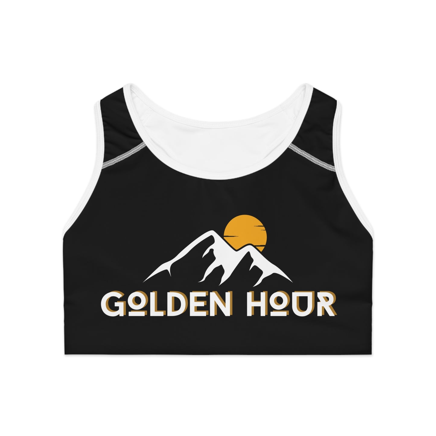 Golden Hour Mountain Sports Bra
