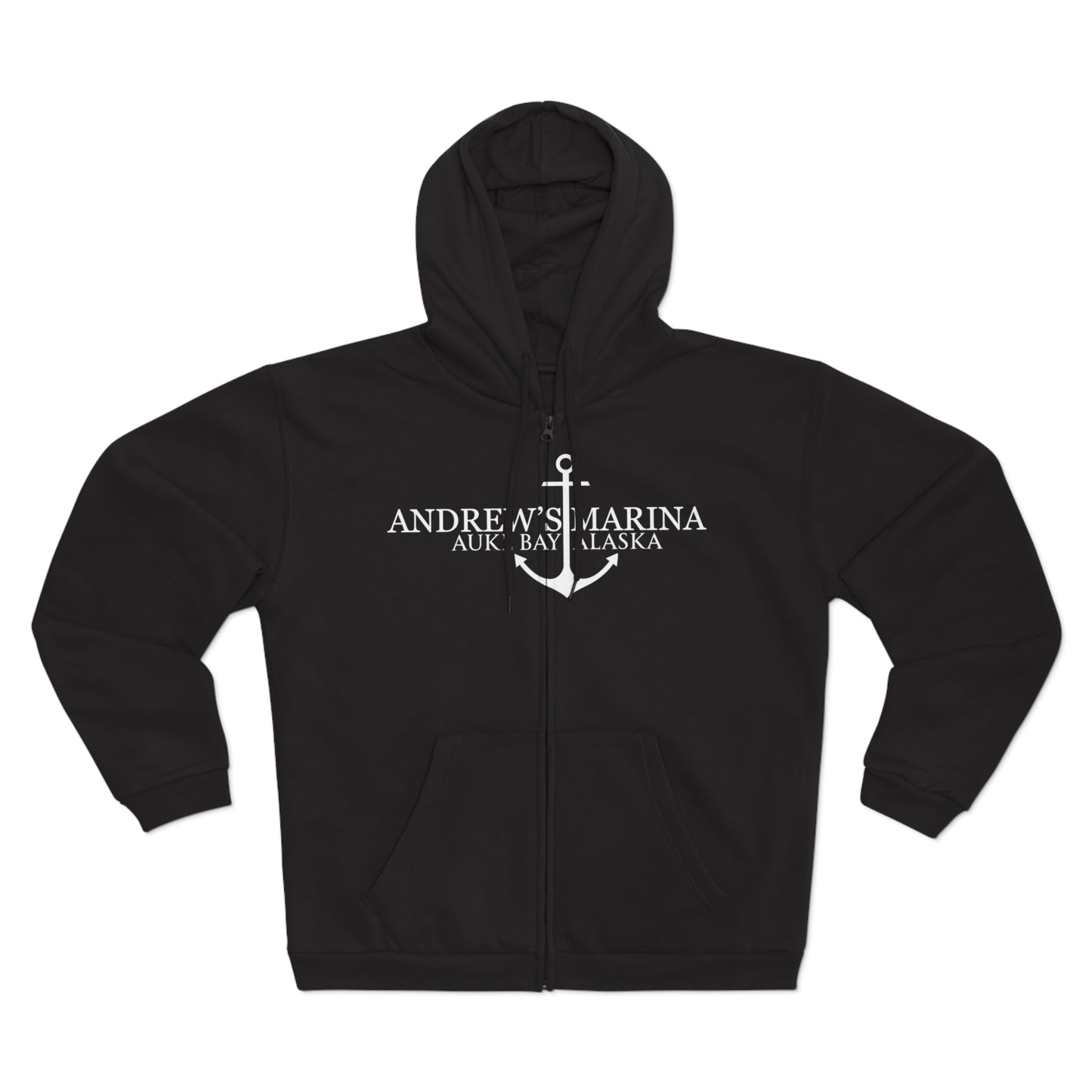 Andrew's Marina Unisex Hooded Zip Sweatshirt
