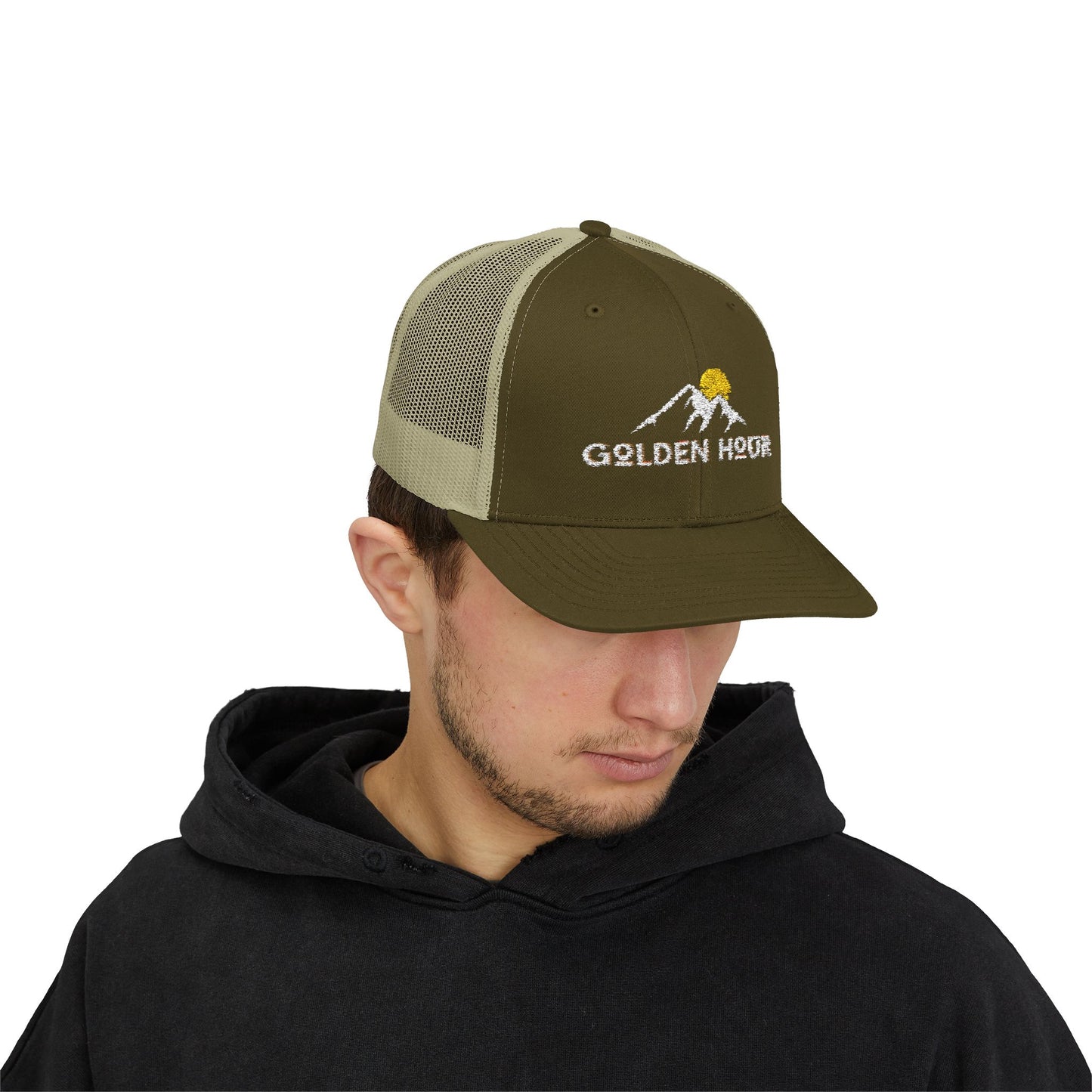 Golden Hour Snapback Trucker Cap