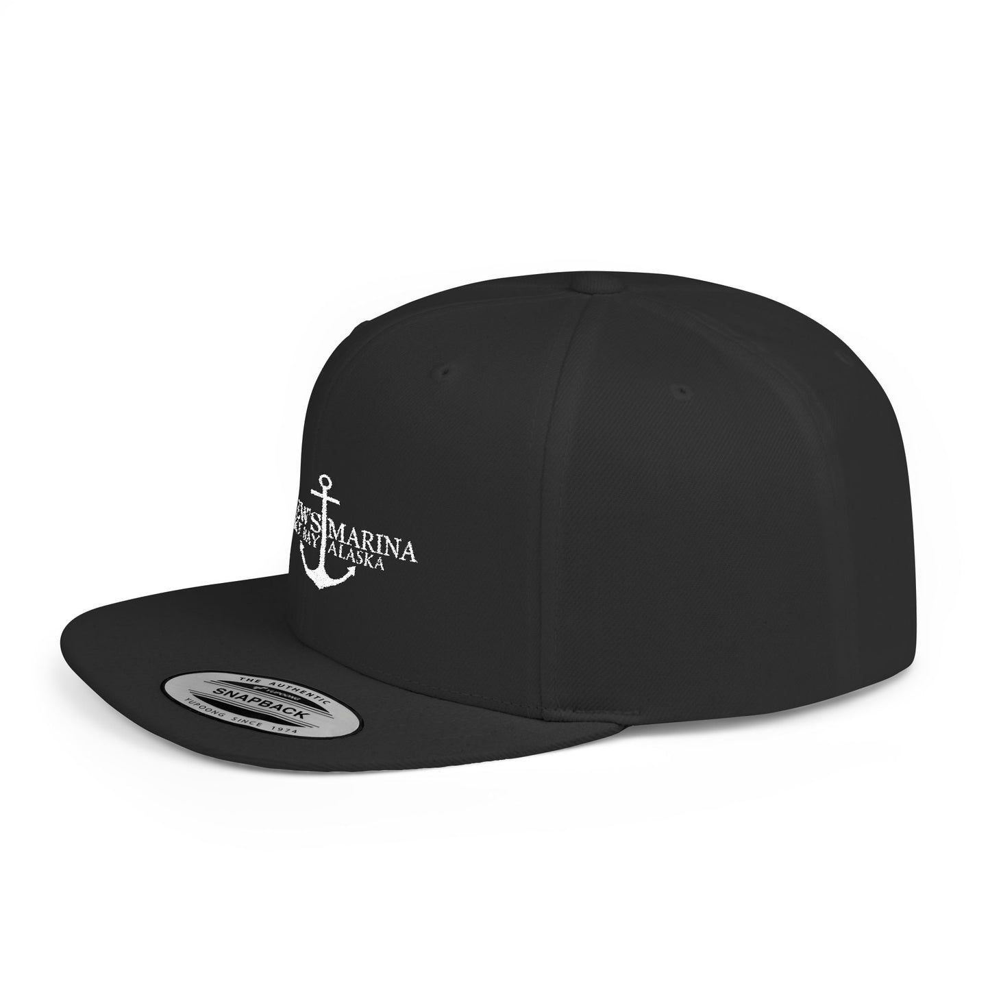 Stylish Flat Bill Snapback Hat with Anchor Design - Perfect for Summer Adventures
