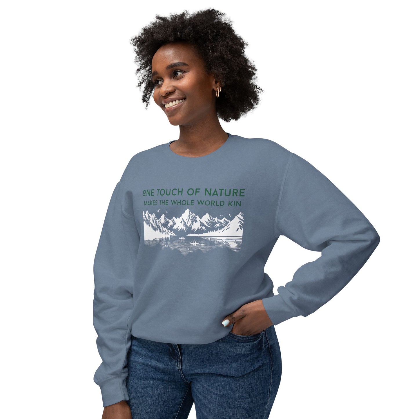 One Touch of Nature Unisex Lightweight Crewneck Sweatshirt
