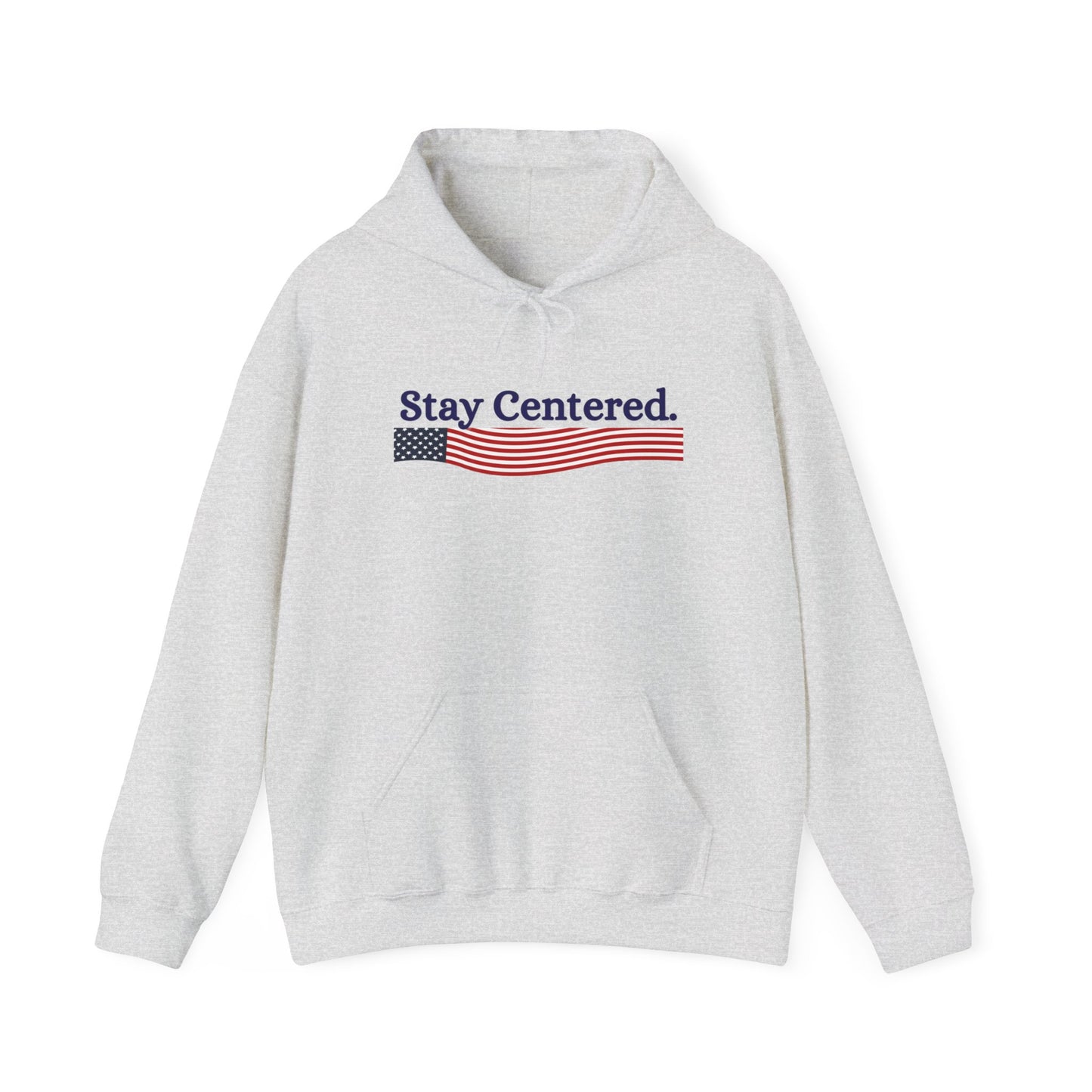 Stay Centered USA Hoodie - Unisex Heavy Blend Sweatshirt