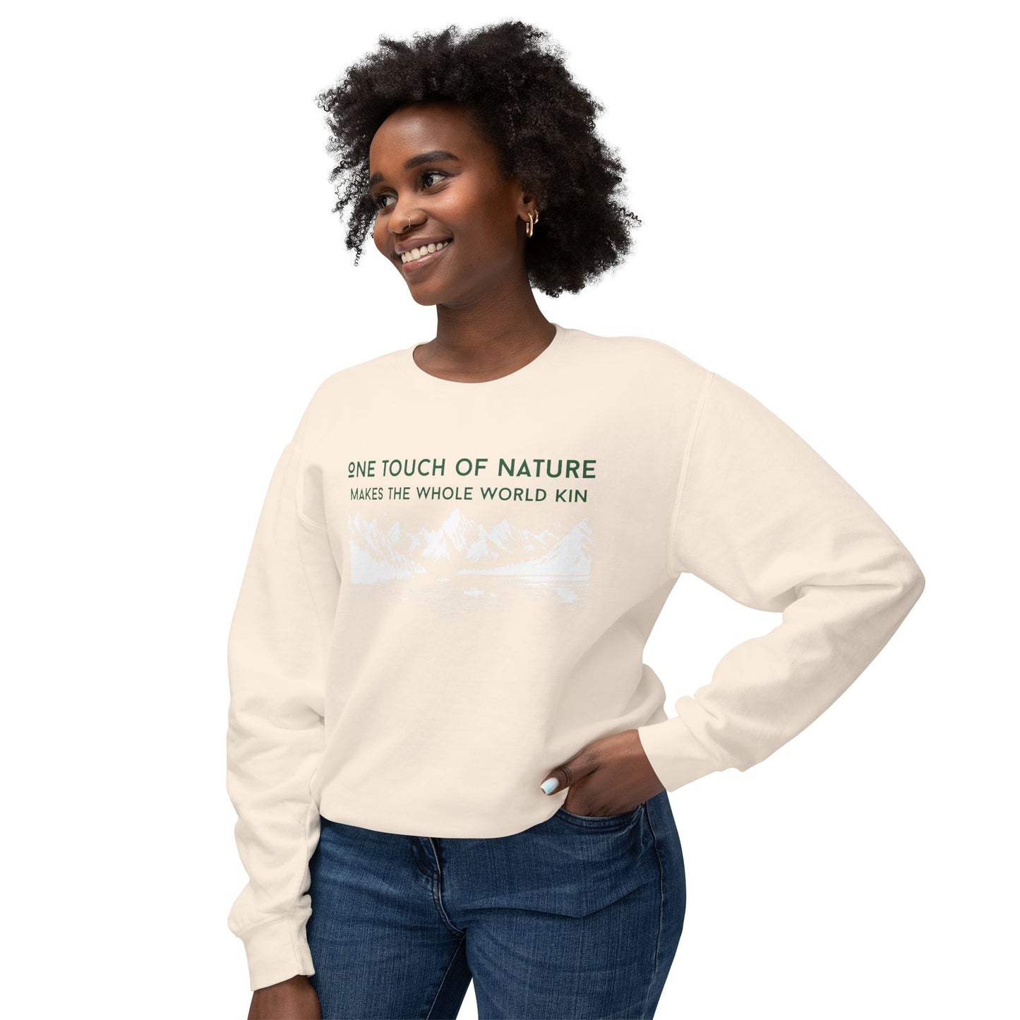 One Touch of Nature Unisex Lightweight Crewneck Sweatshirt