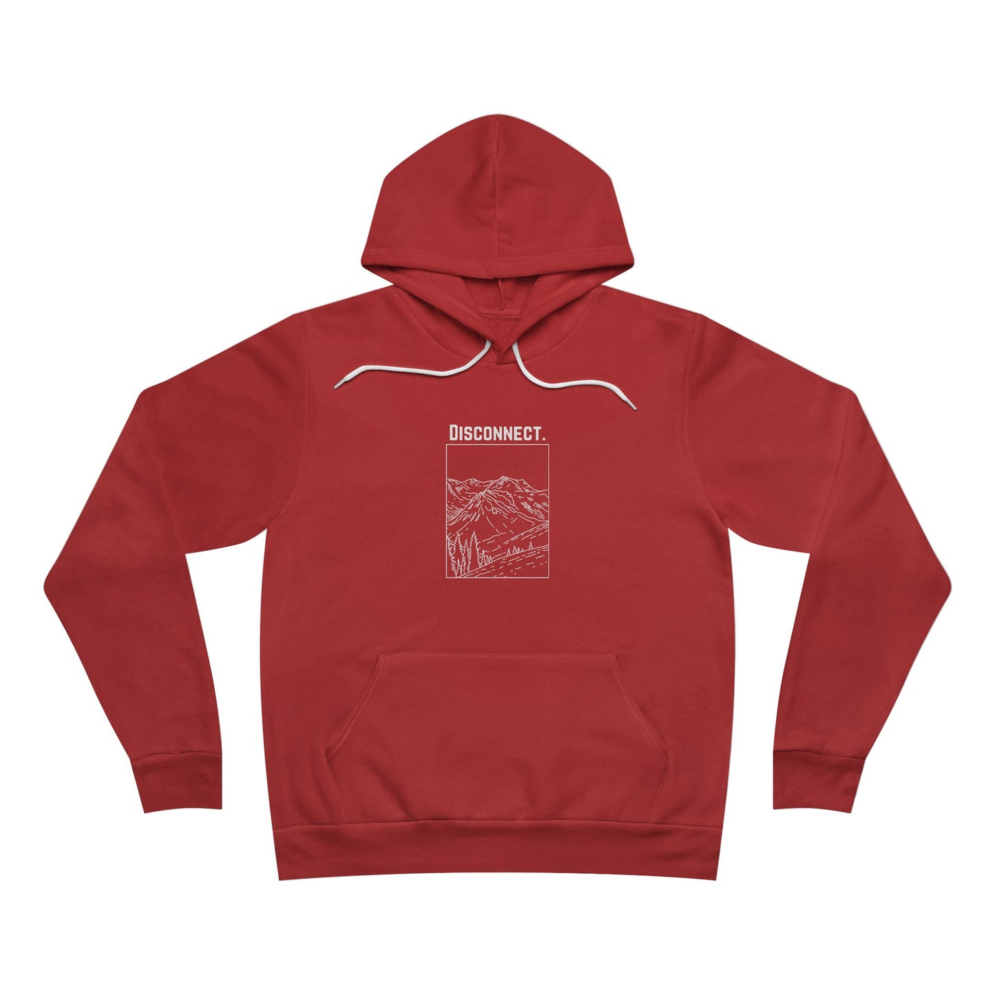 Disconnect. Unisex Sponge Fleece Pullover Hoodie
