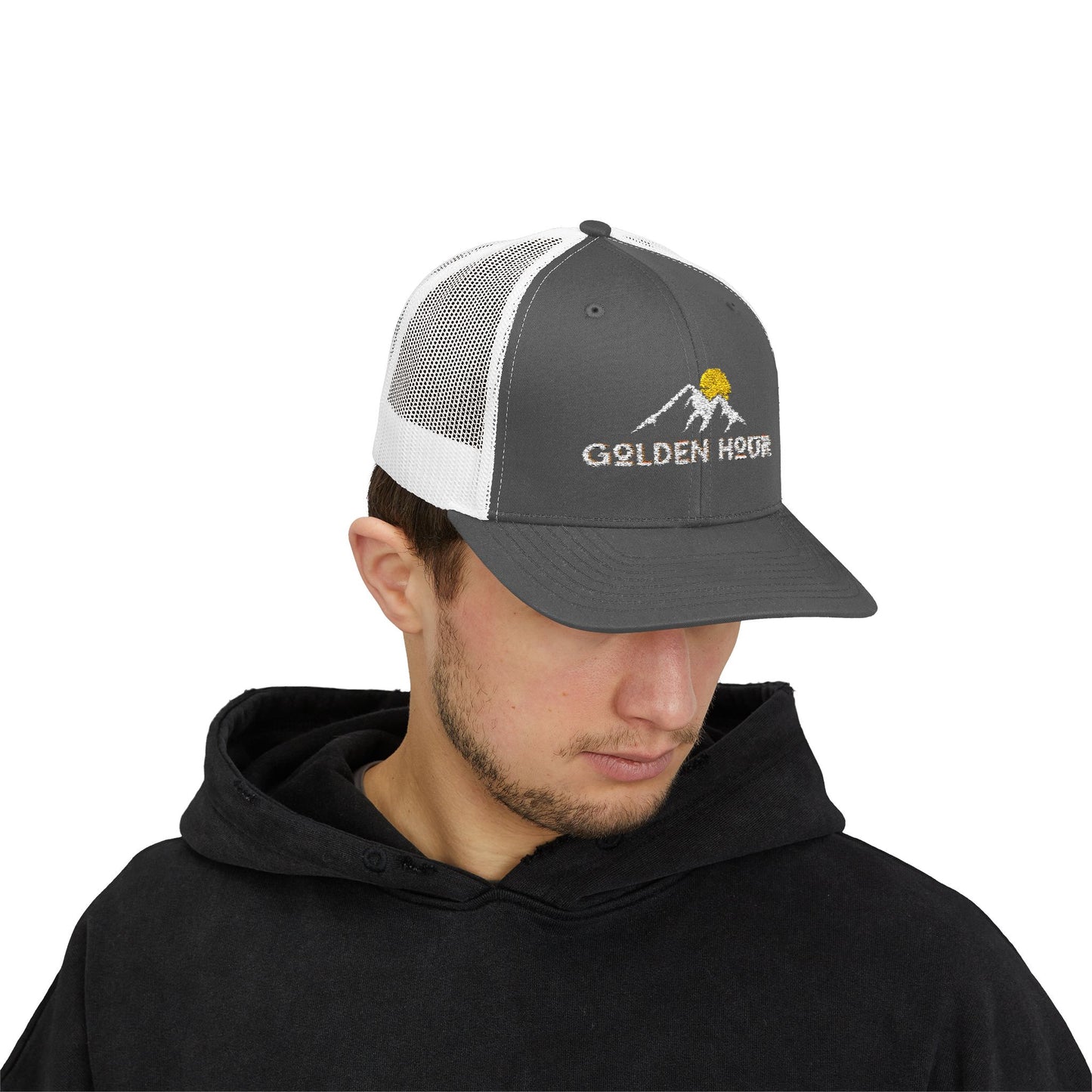 Golden Hour Snapback Trucker Cap
