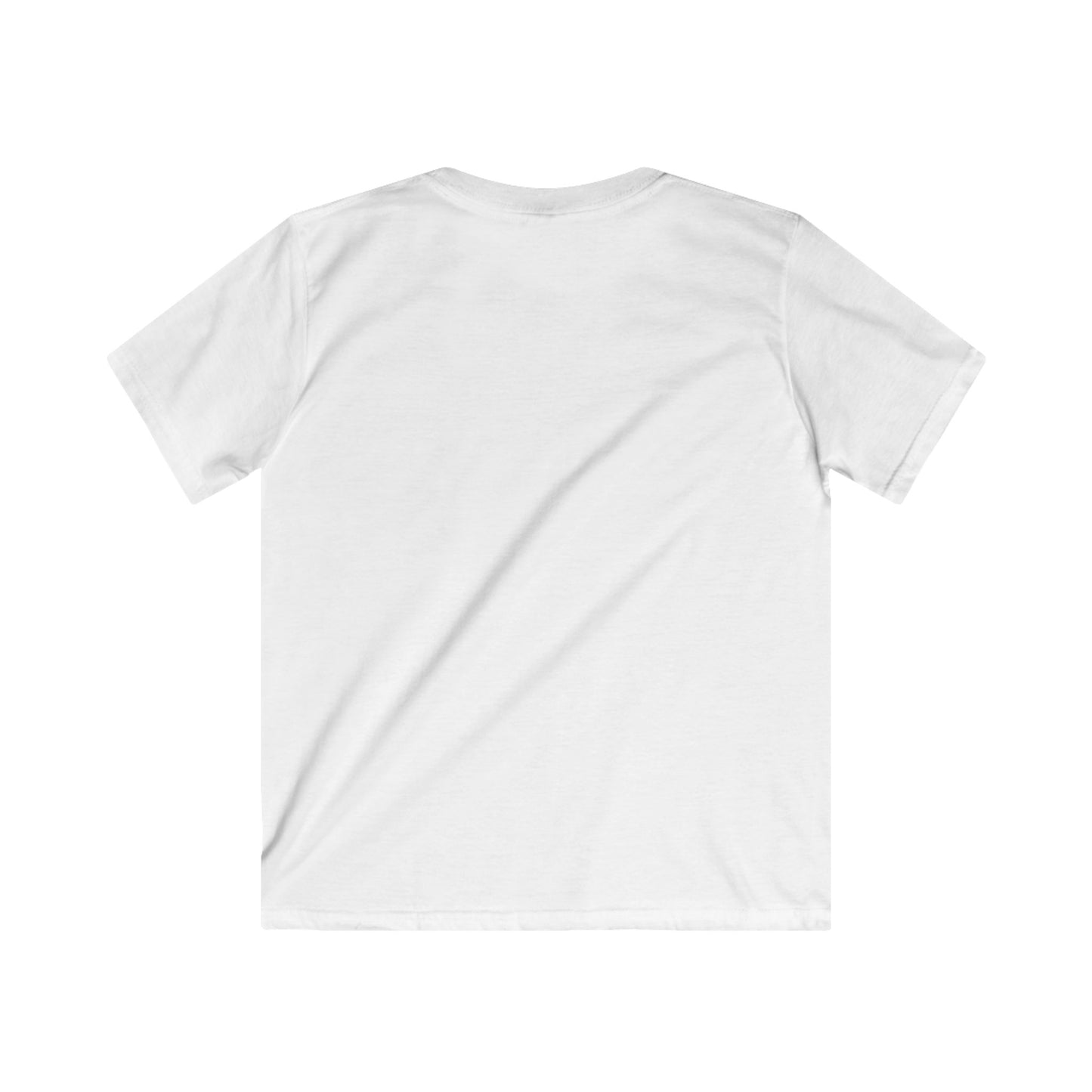 Fed But Feral Kids Softstyle Tee Beige Font - Fun and Comfortable T-Shirt for Playful Adventures