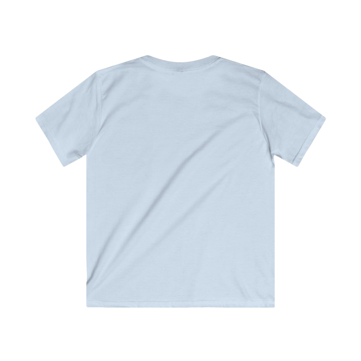 Fed But Feral Kids Softstyle Tee Beige Font - Fun and Comfortable T-Shirt for Playful Adventures