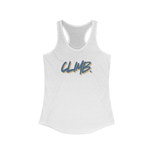 Climb. Women's Ideal Racerback Tank